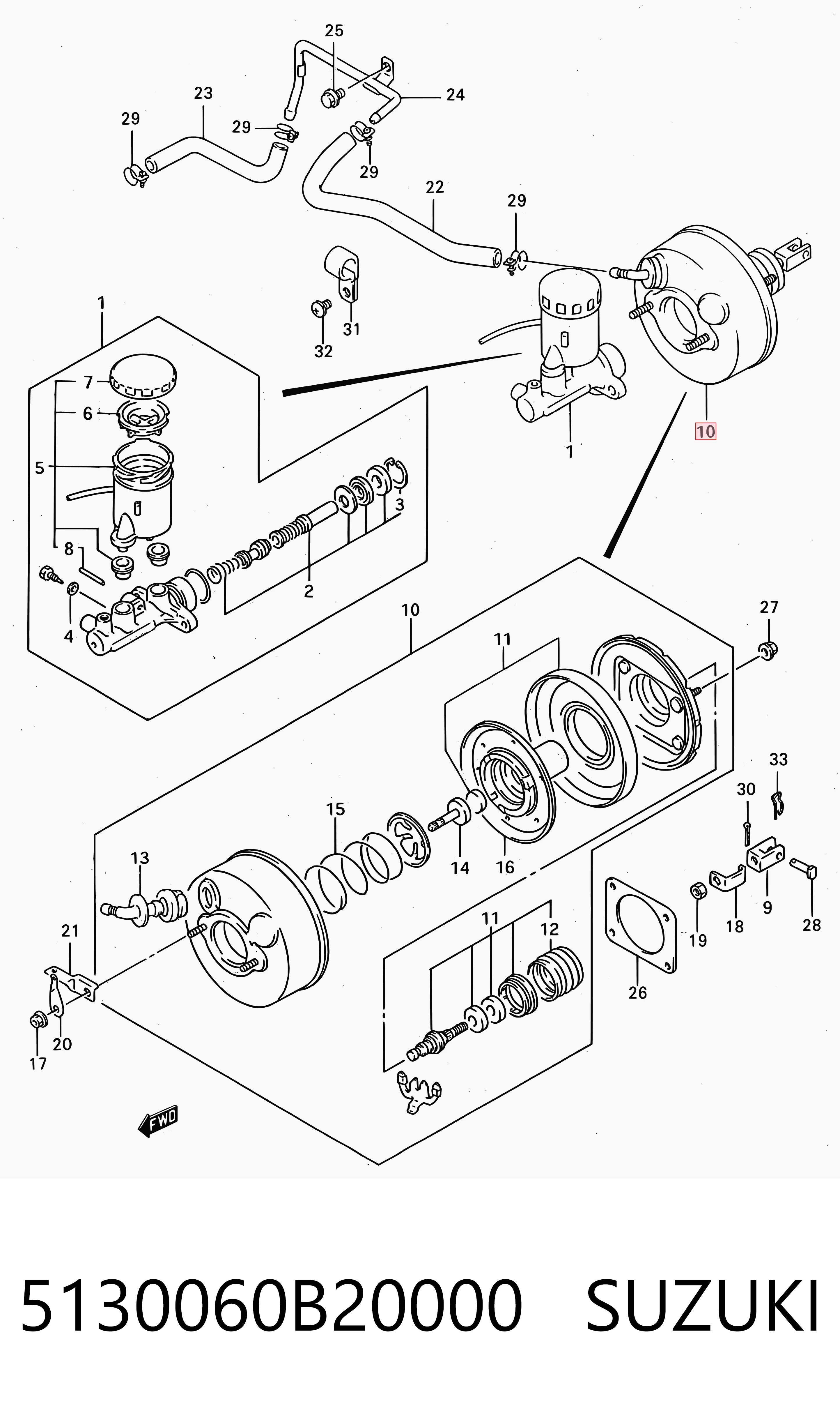 Servofreno para Suzuki Swift EA