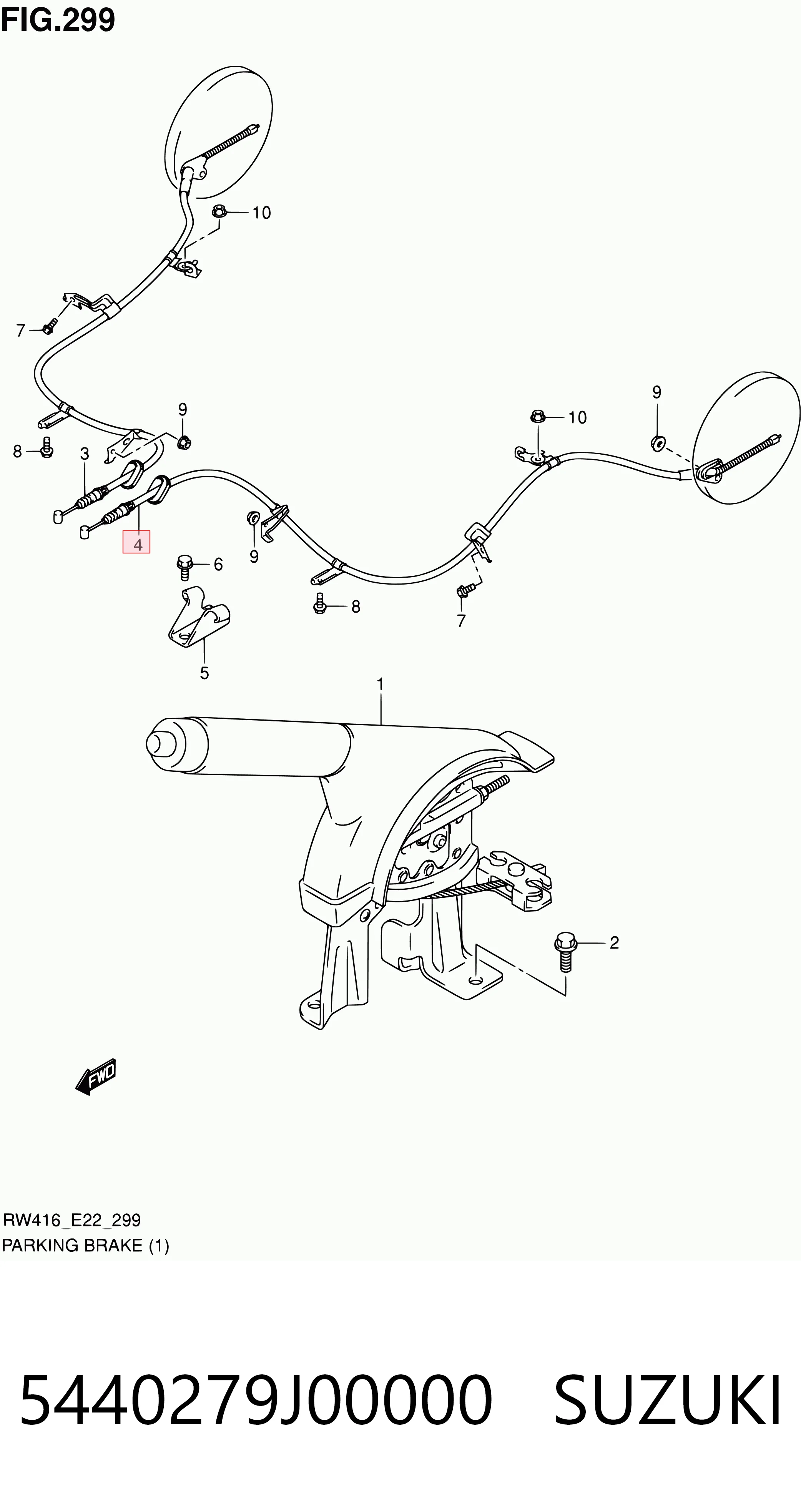 Comprar Cable de freno de mano trasero izquierdo Suzuki SX4  GY a bajo precio