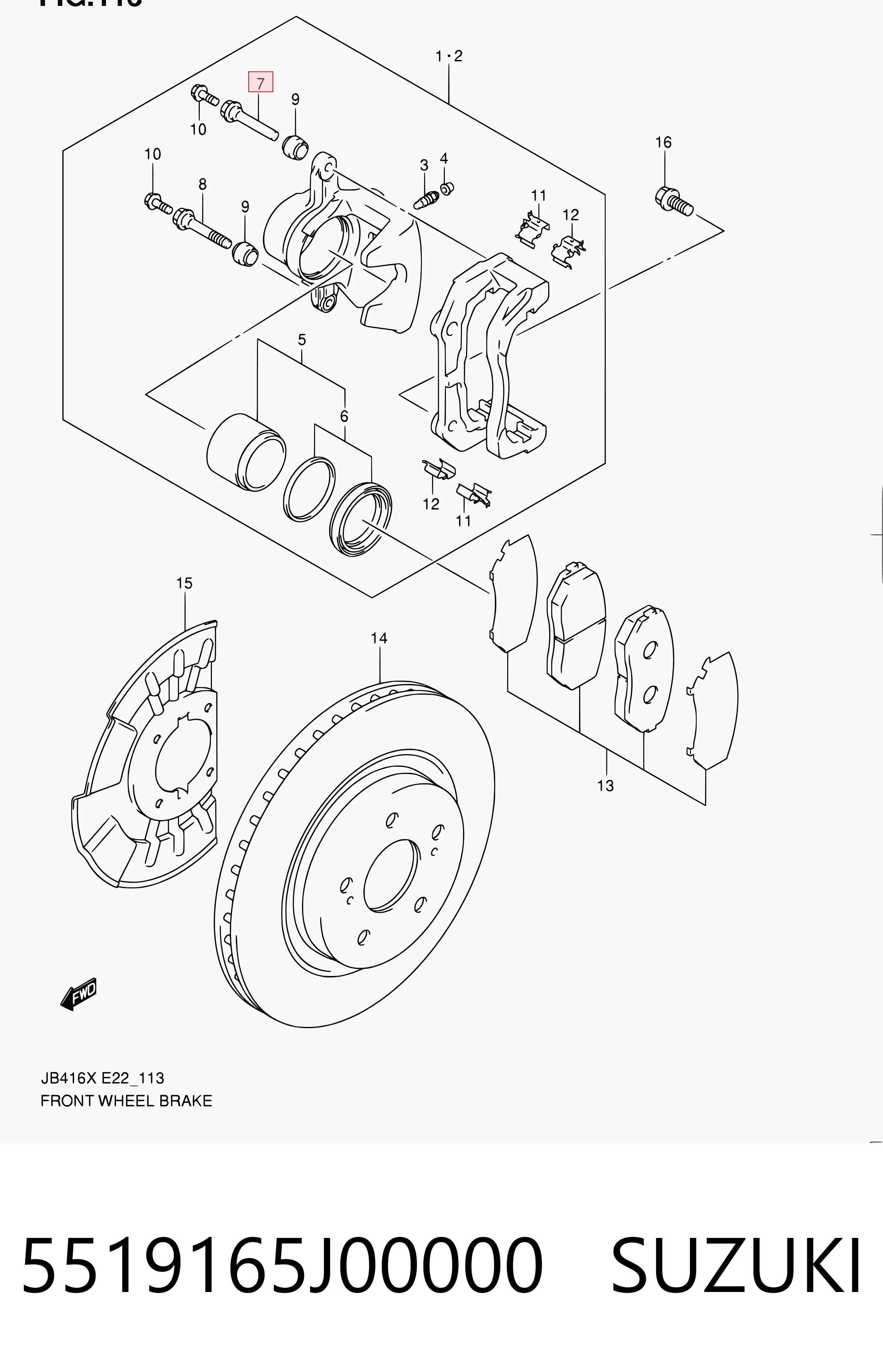 5519165J00000 Suzuki