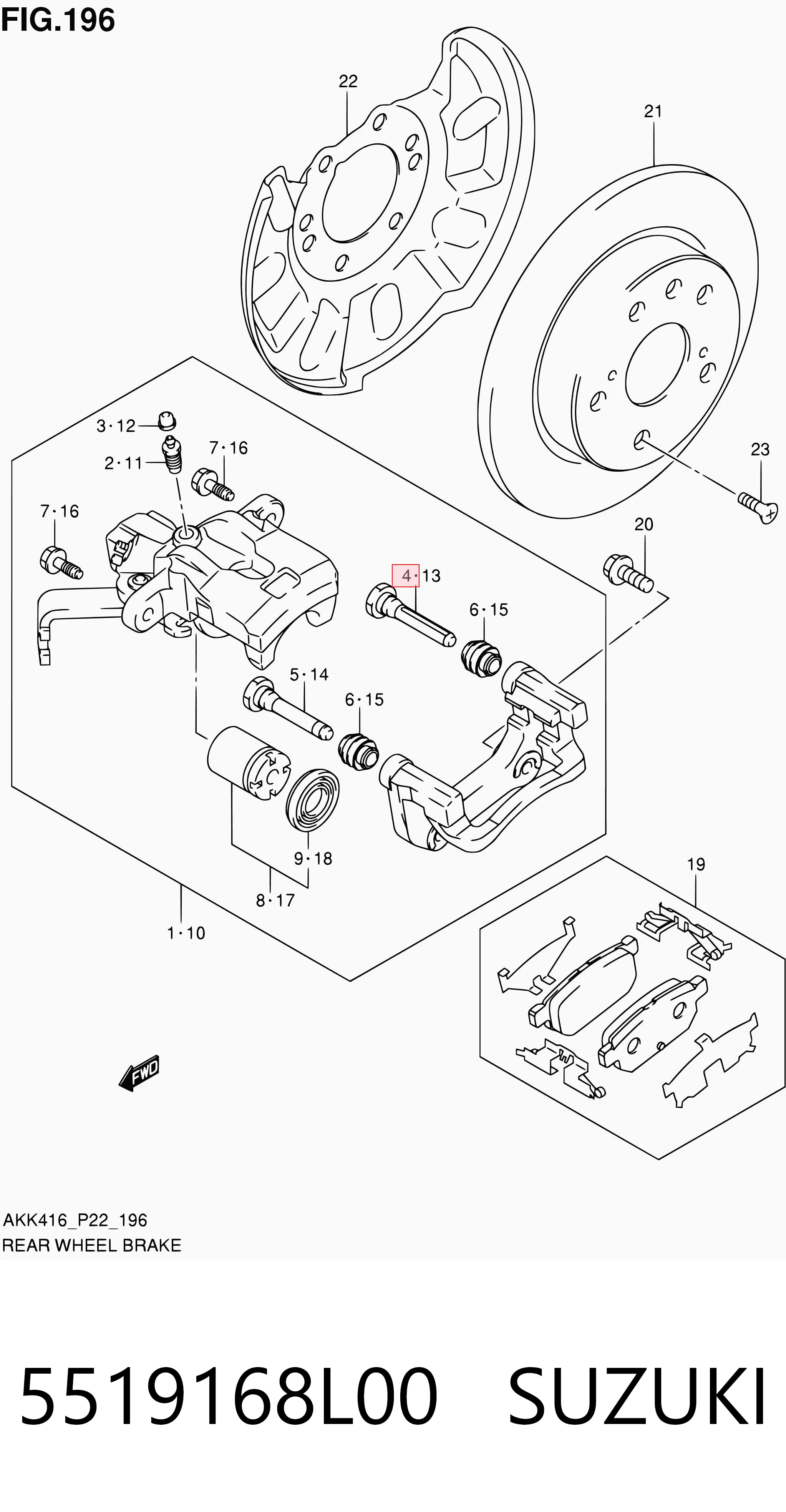 5519168L00 Suzuki