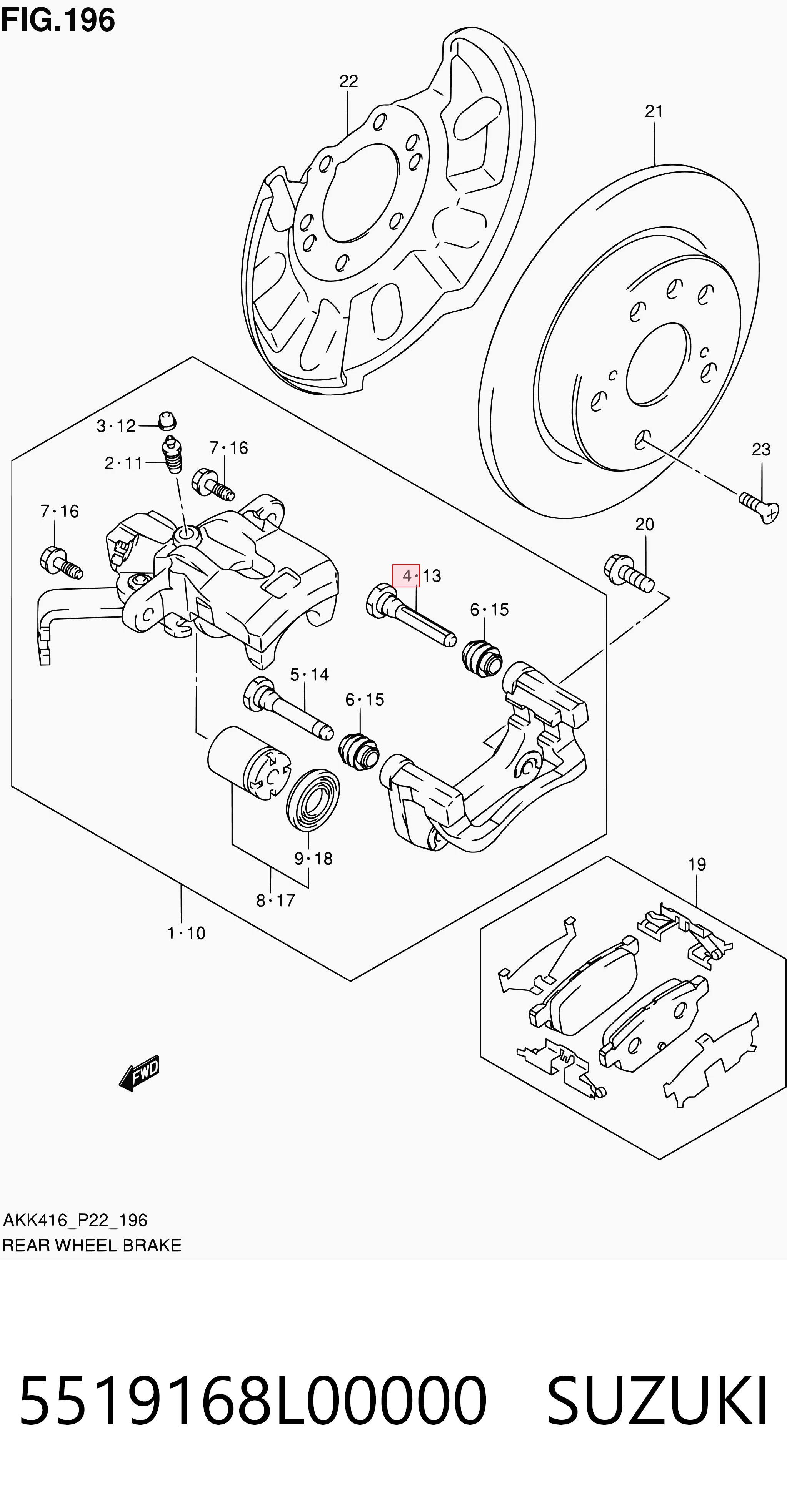 5519168L00000 Suzuki