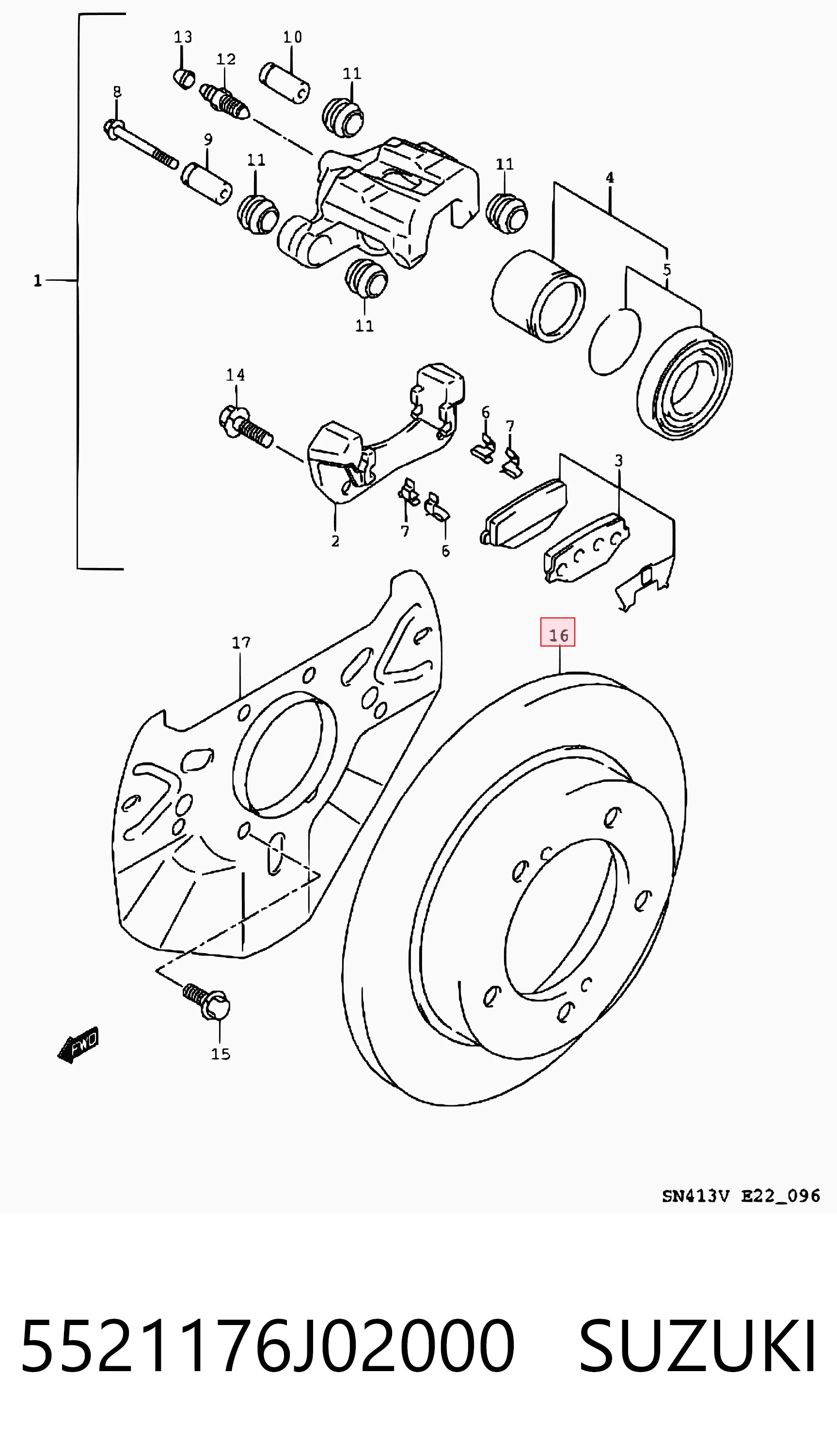 5521176J02000 Suzuki