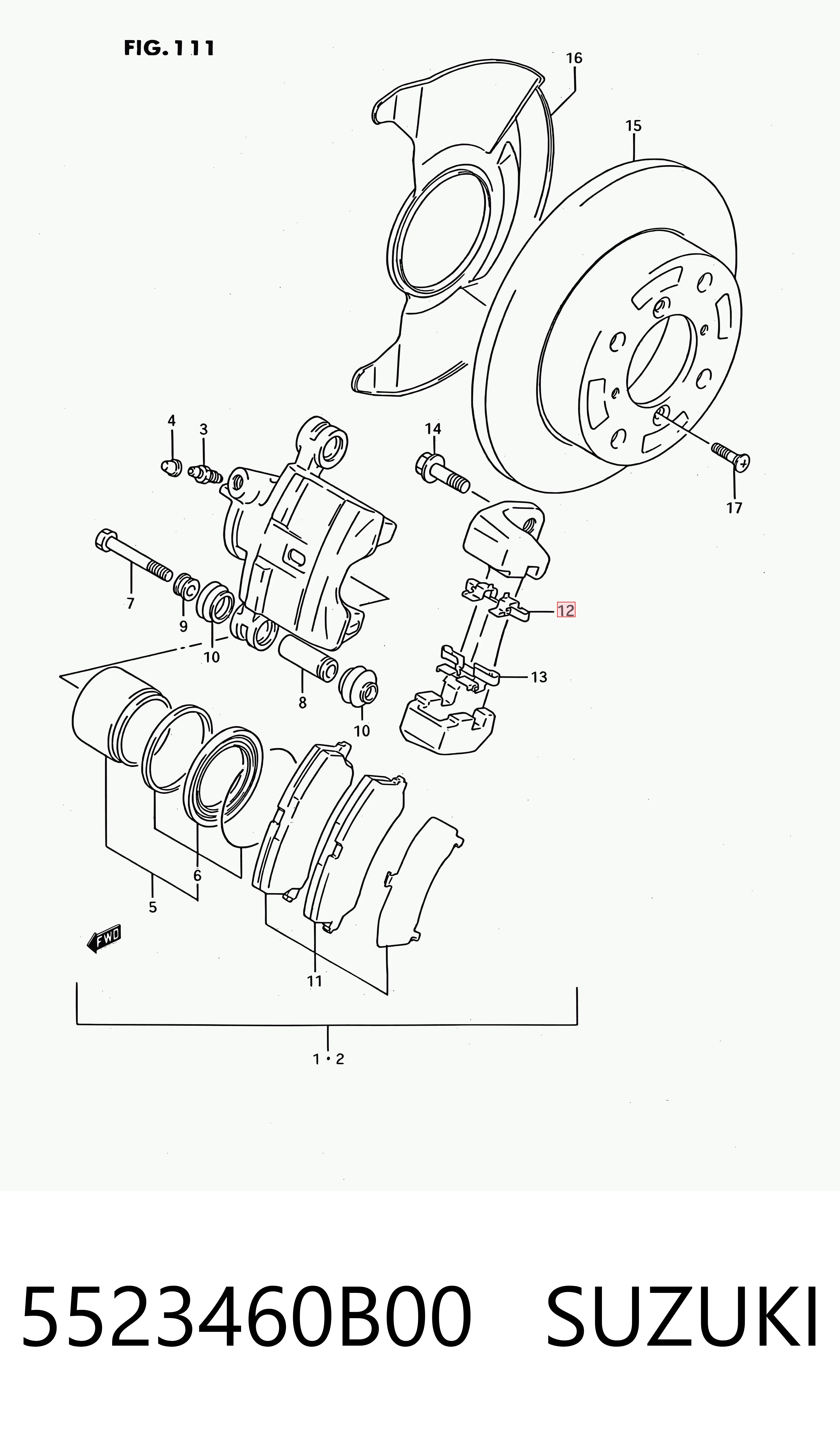 5523460B00 Suzuki
