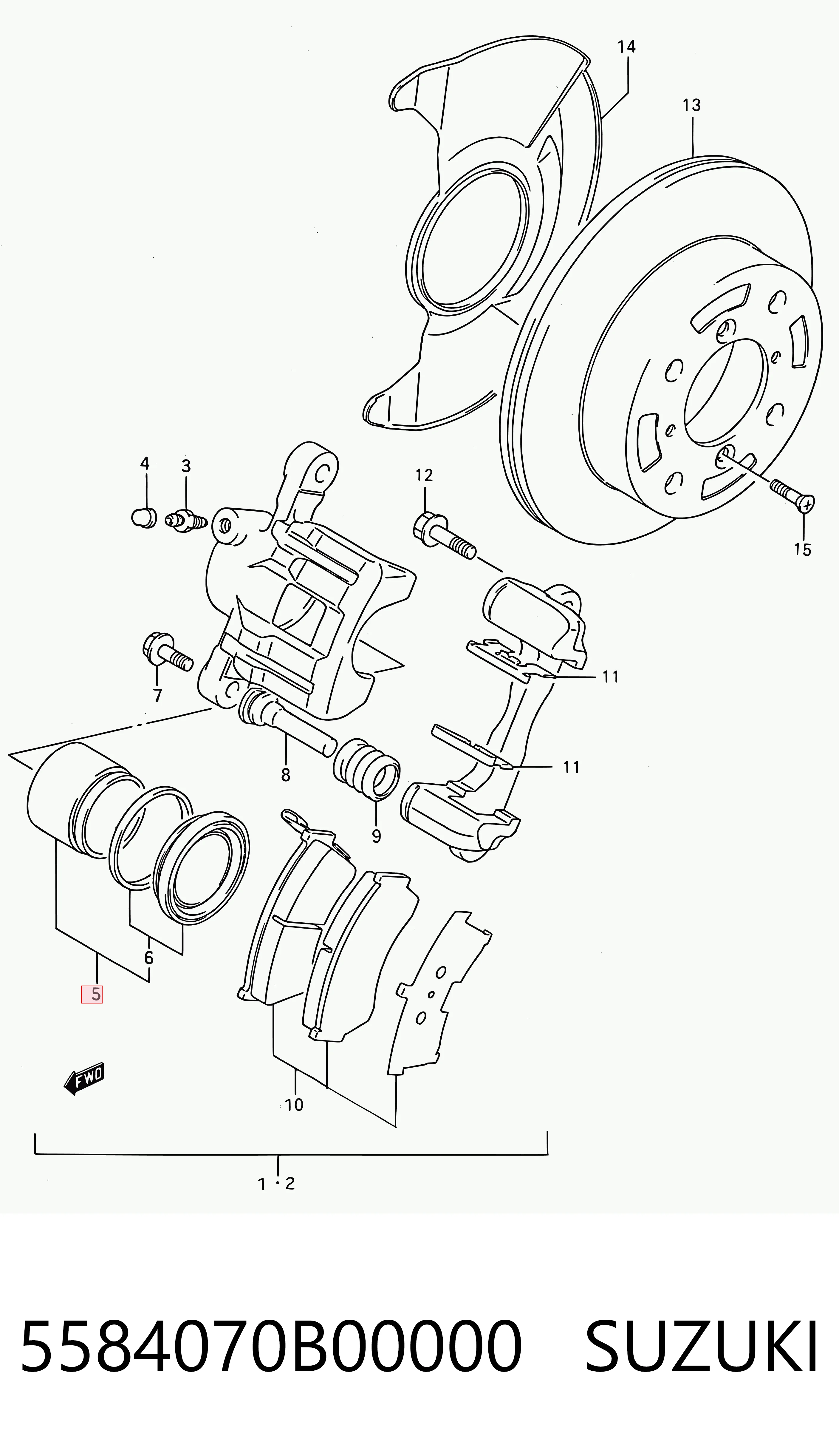5584070B00000 Suzuki