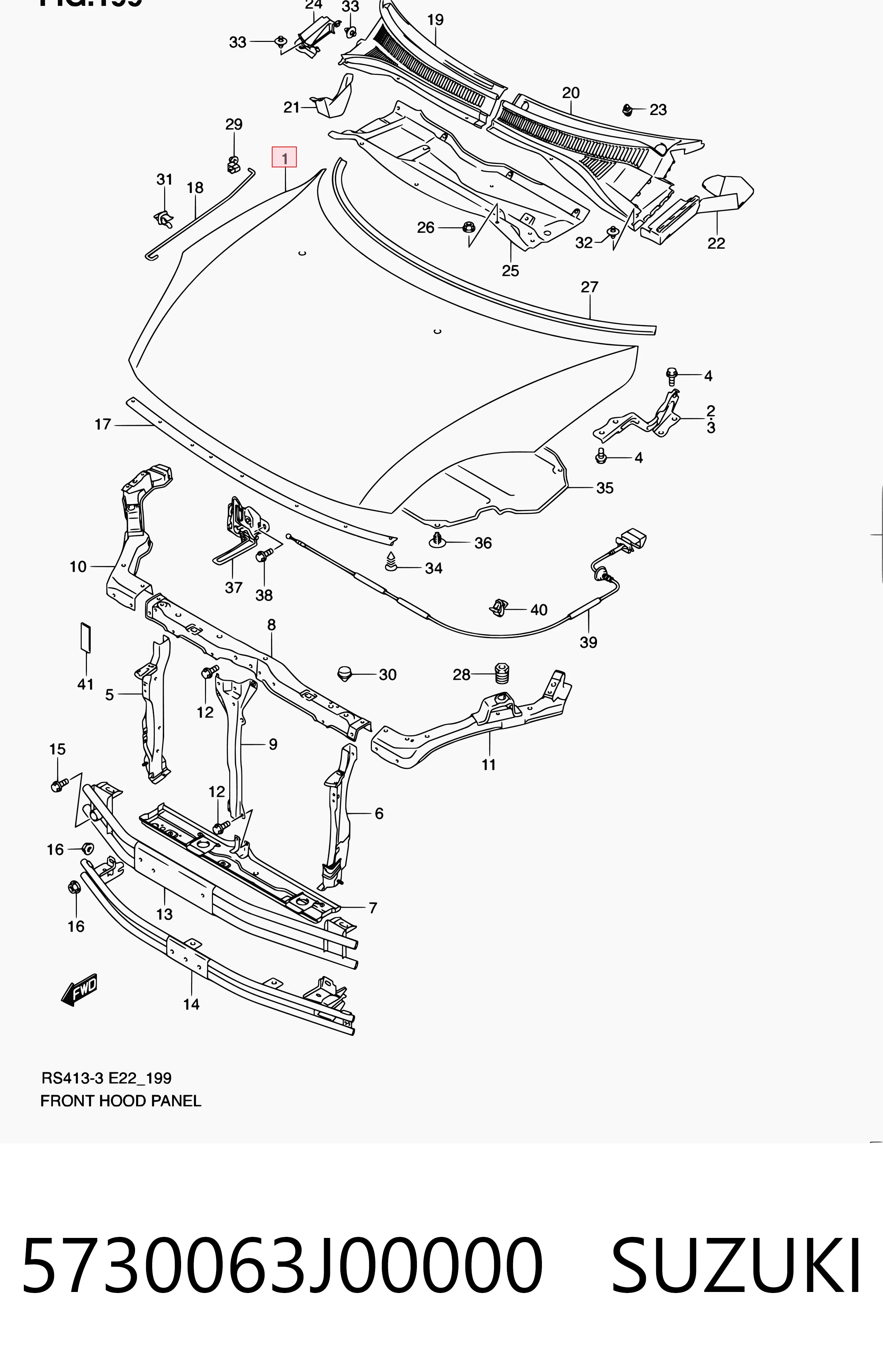 Capó del motor Suzuki Swift III hatchback (RS) (2005 - 2011) precio, desde 194,37 EUR