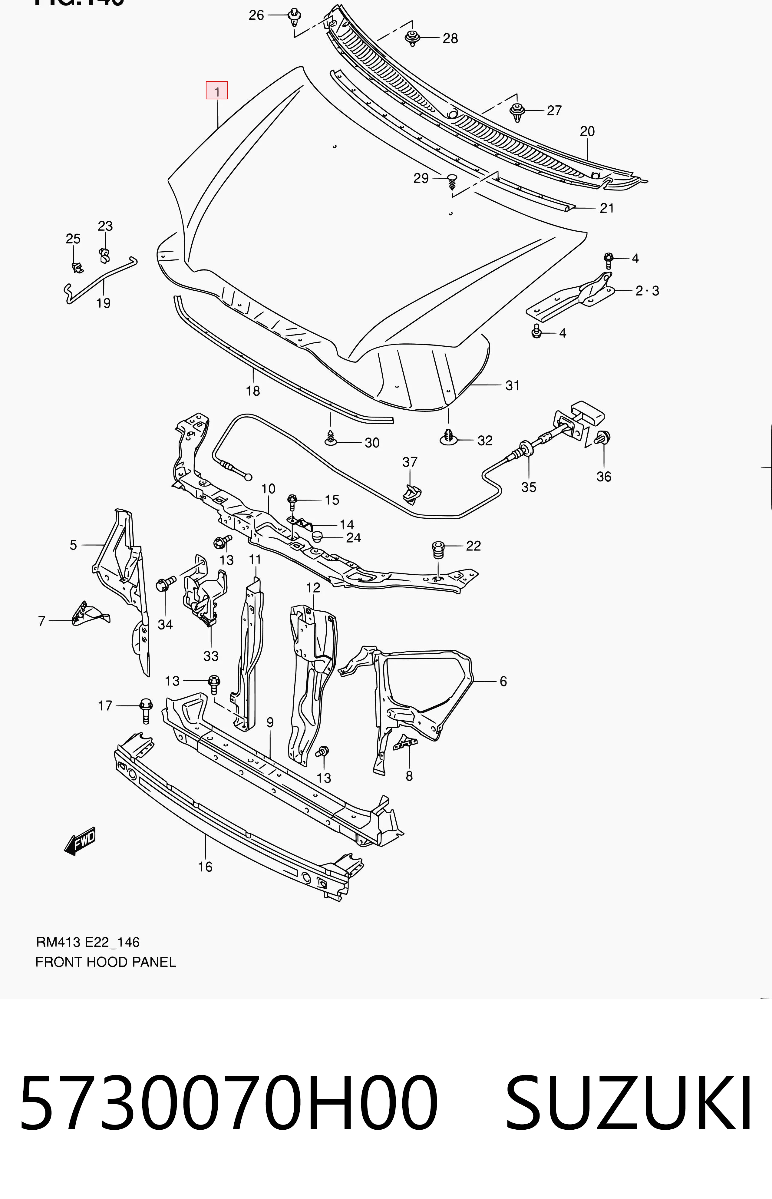 Comprar Capó Suzuki Ignis II FH