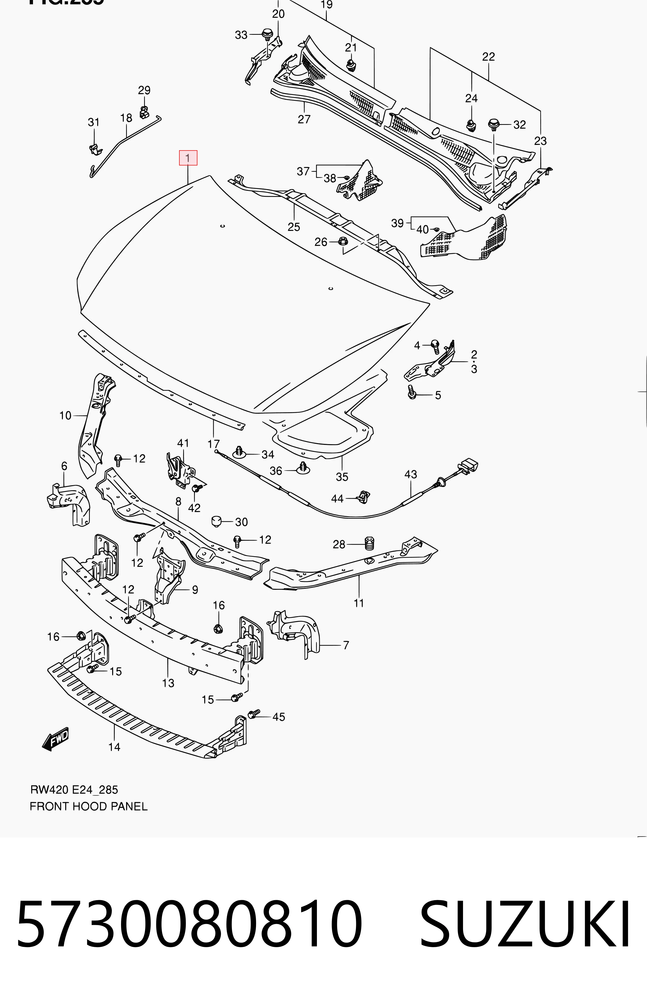 Capó del motor Suzuki SX4 hatchback (GY) (2006 - 2026) precio, desde 198,38 EUR