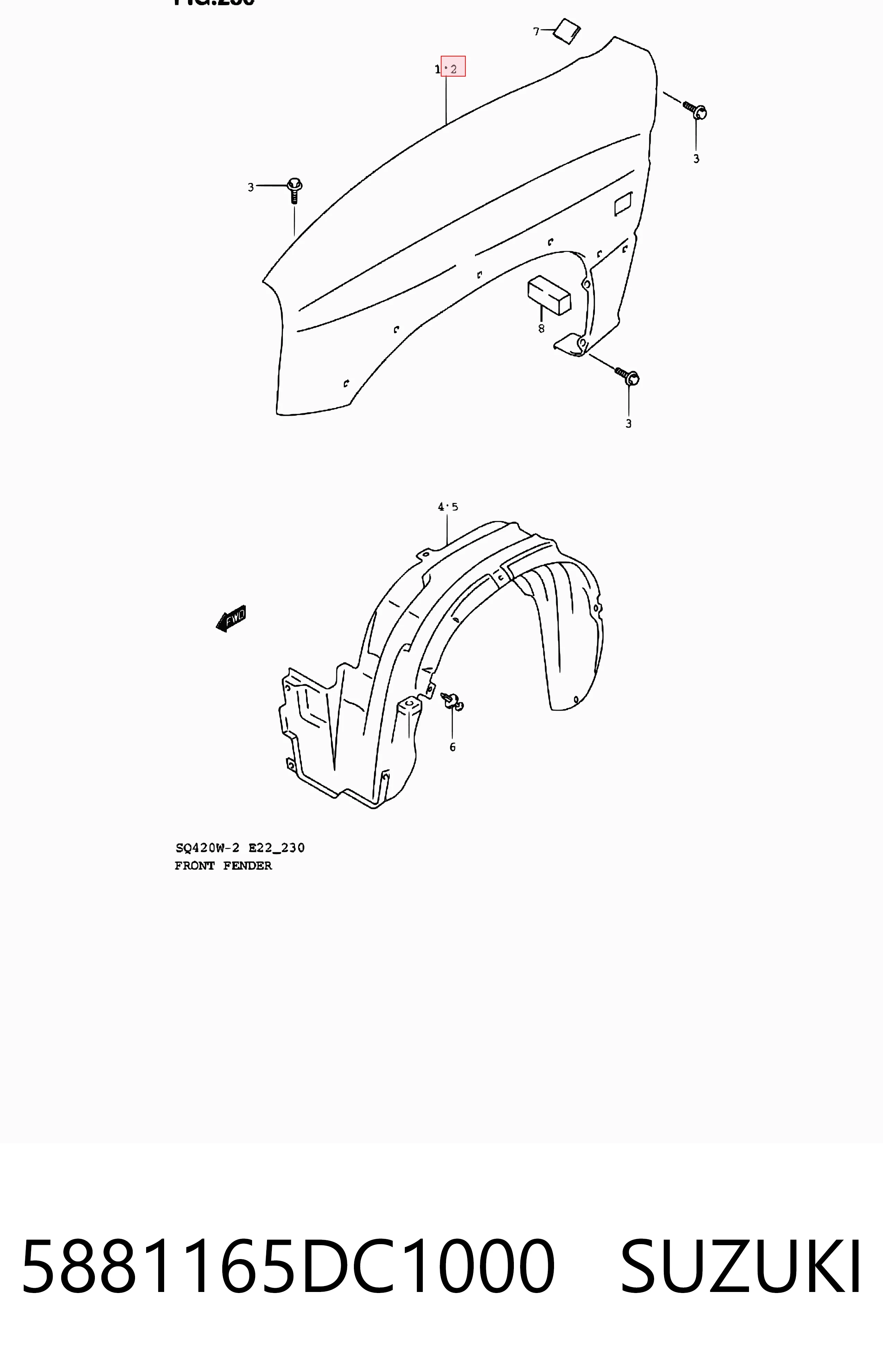 Comprar Aleta delantera izquierda Grand Vitara FT, HT