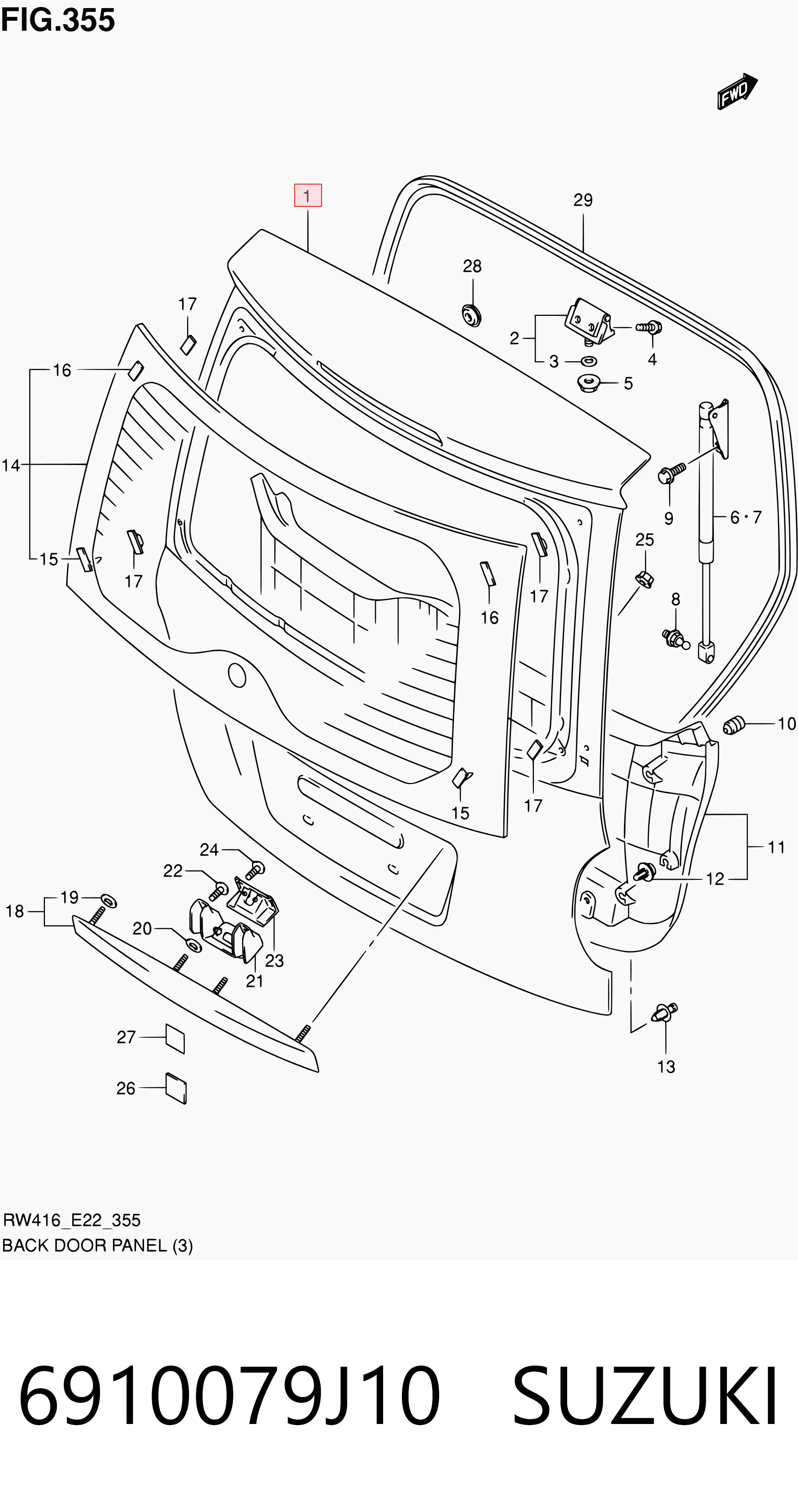 6910079J10 Suzuki