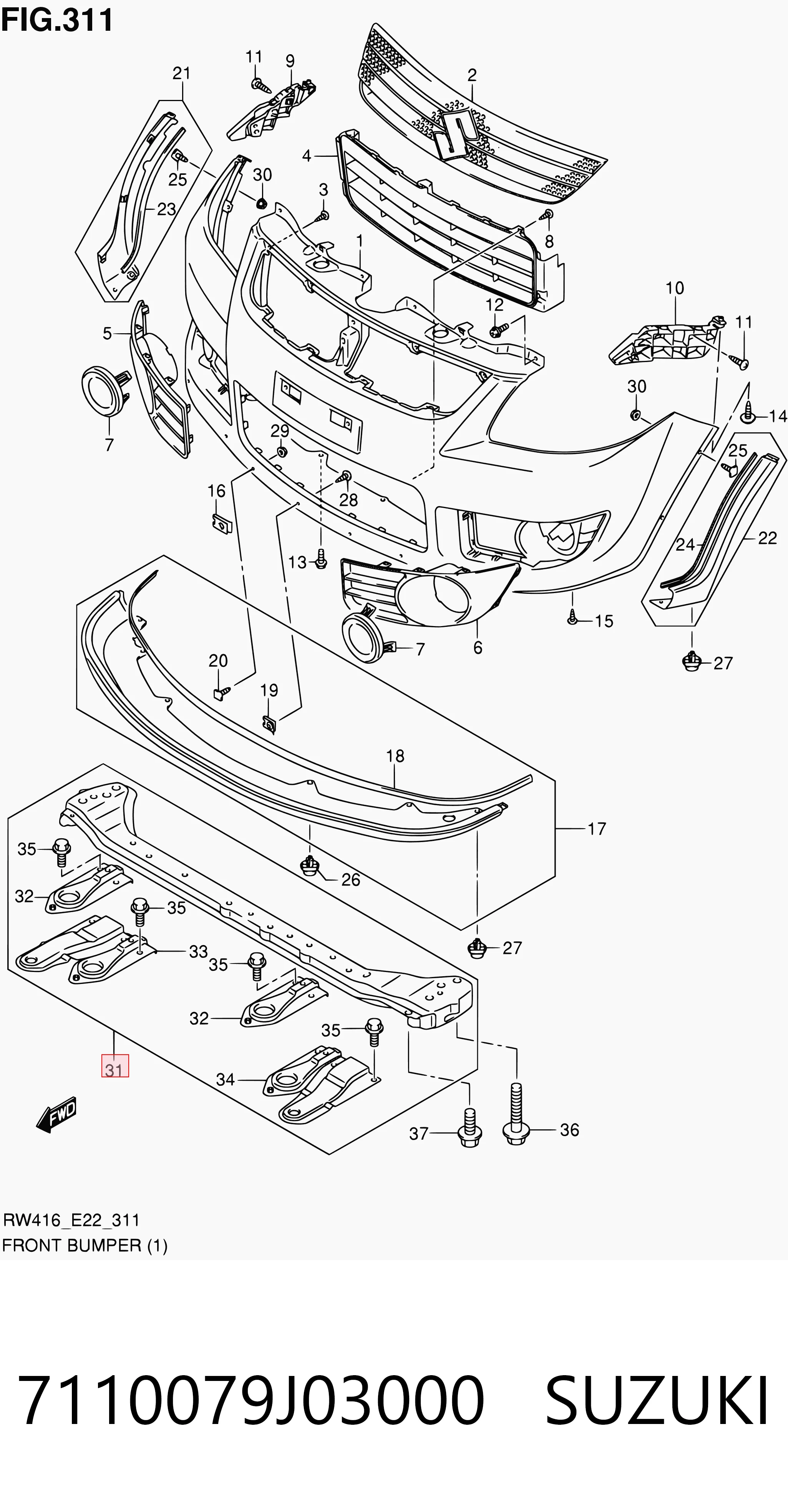 7110079J03000 Suzuki