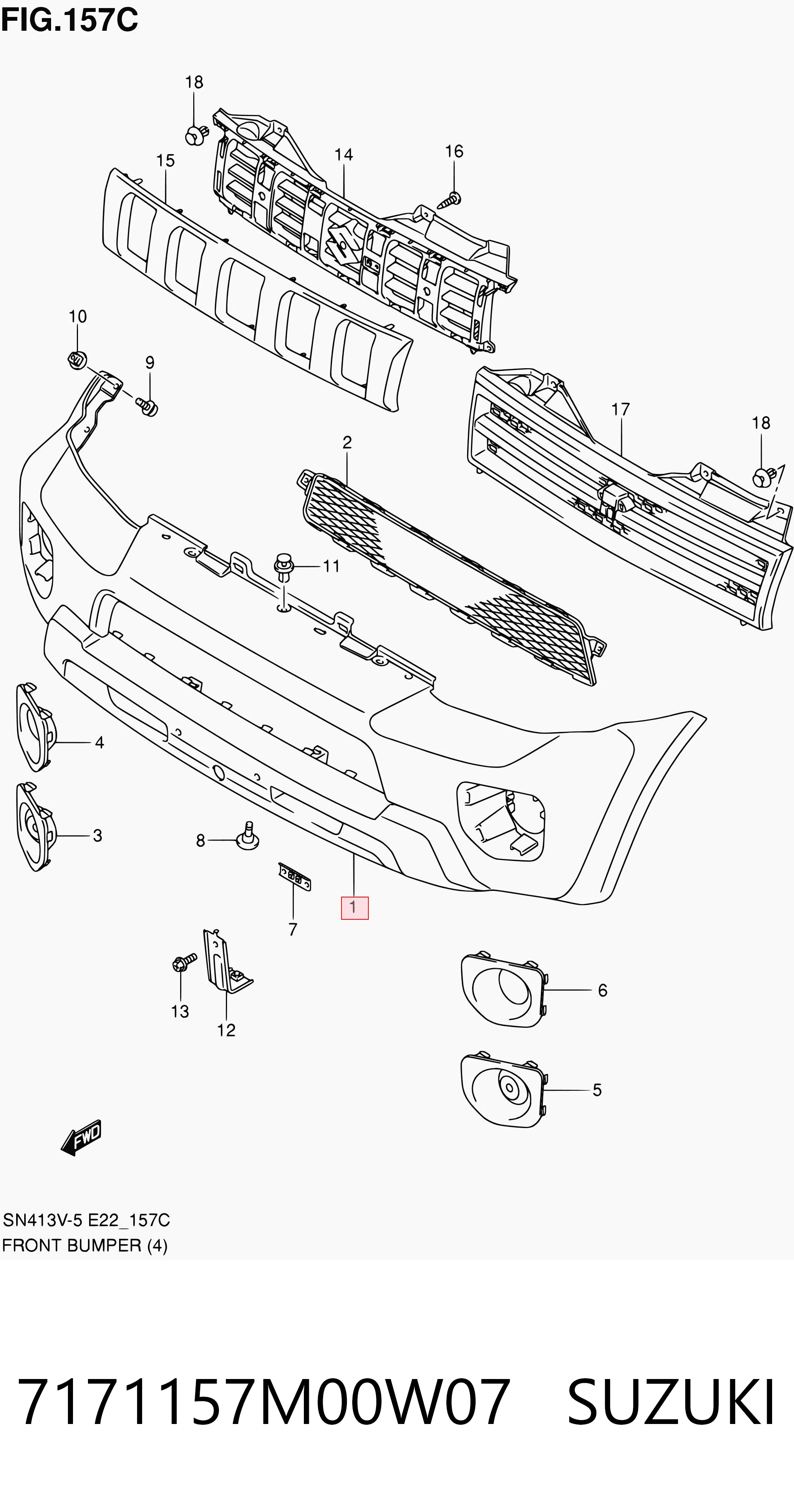 Comprar Defensa delantera Jimny  FJ