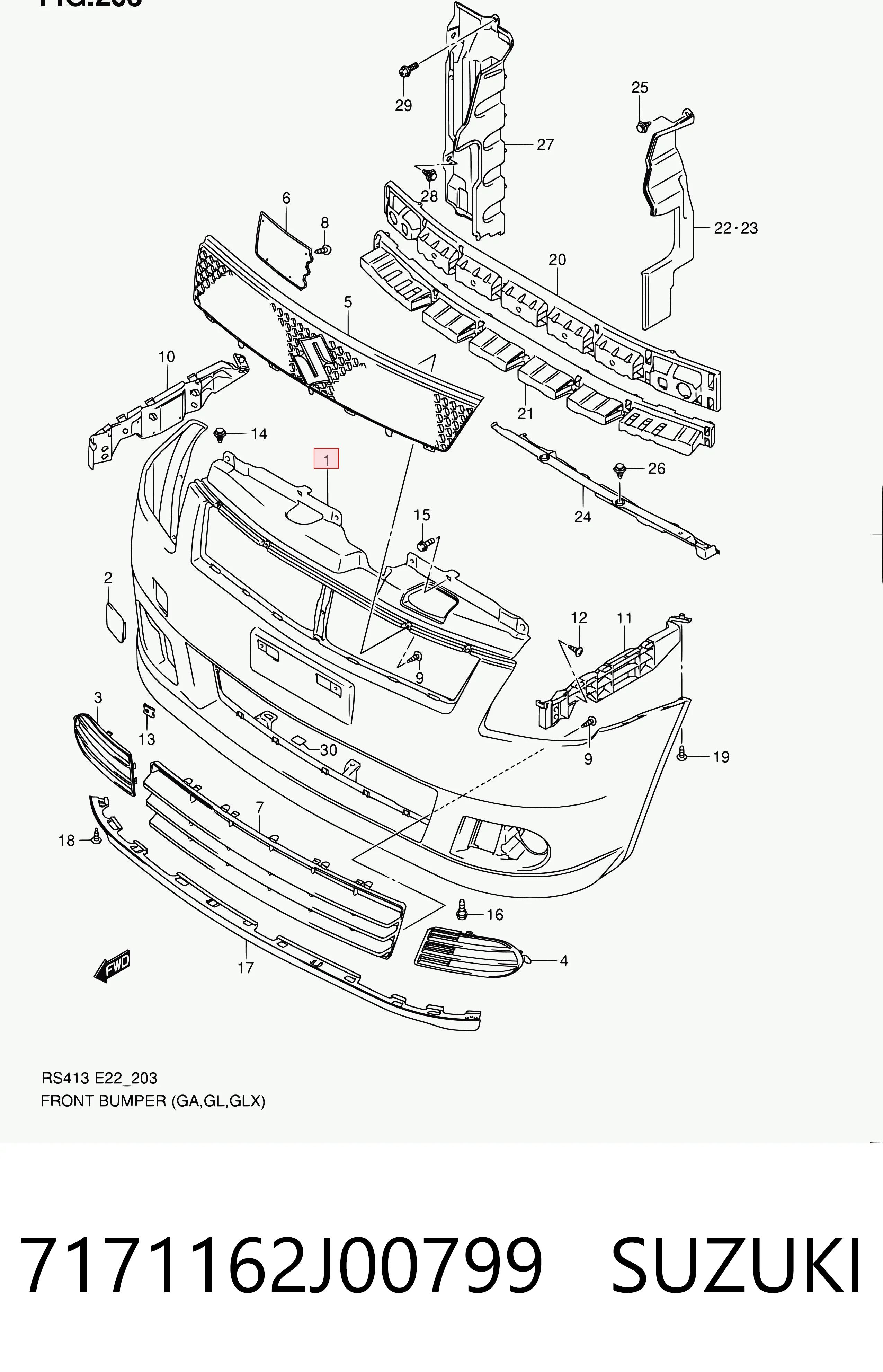 Comprar KH6812900 Starline Defensa delantera