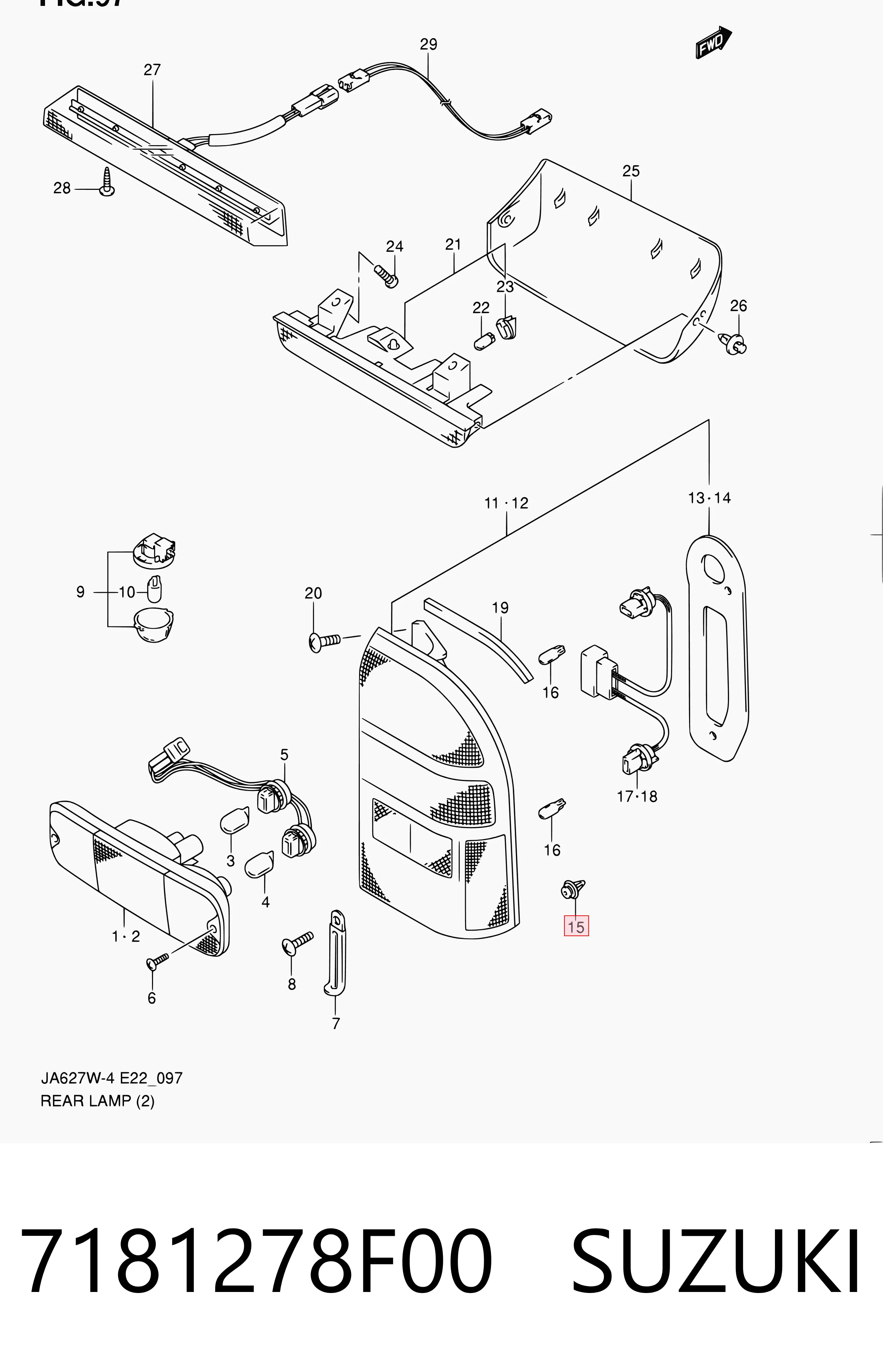 7181278F00 Suzuki