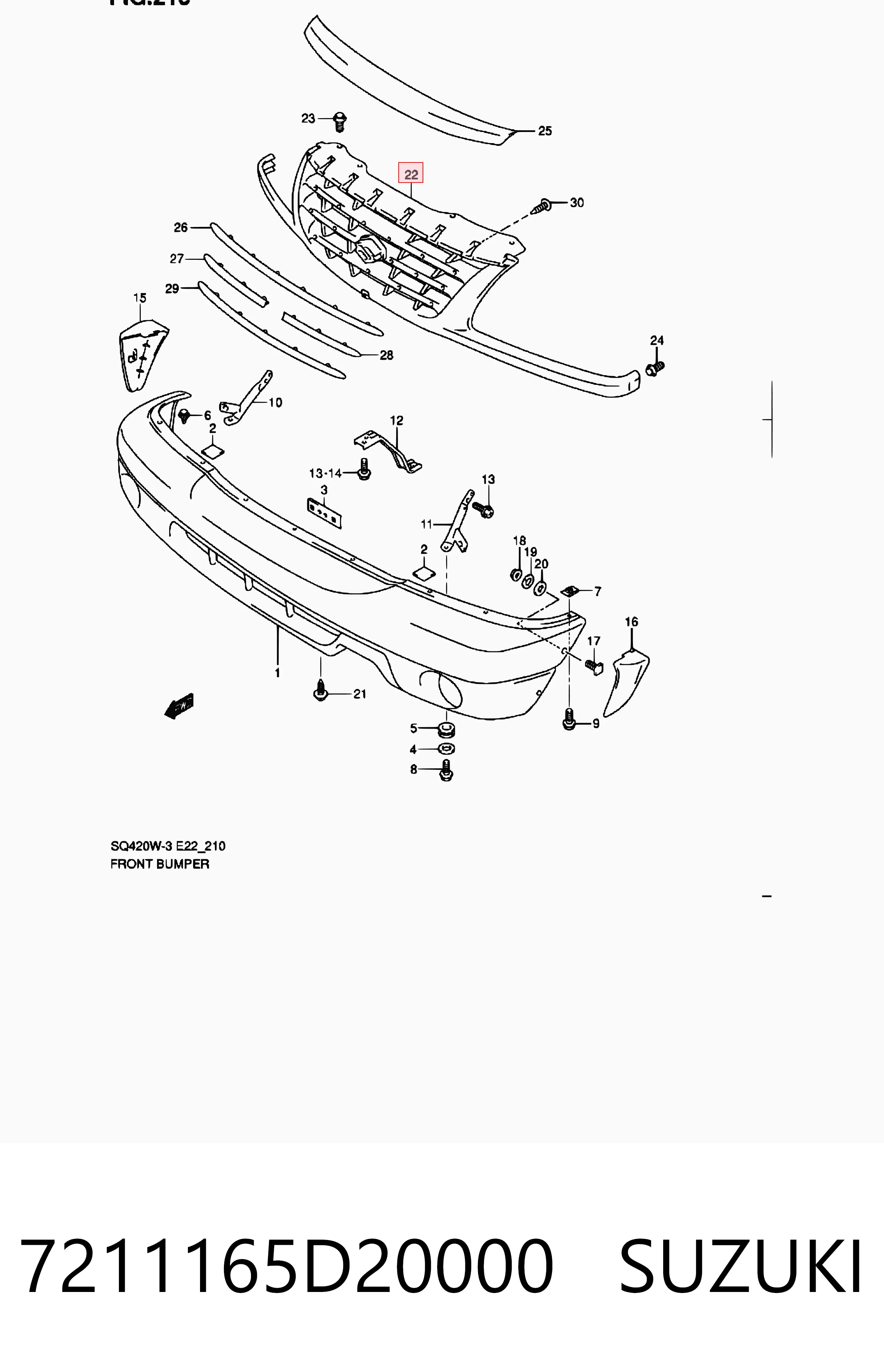 Comprar Parrilla Suzuki Grand Vitara  FT, HT
