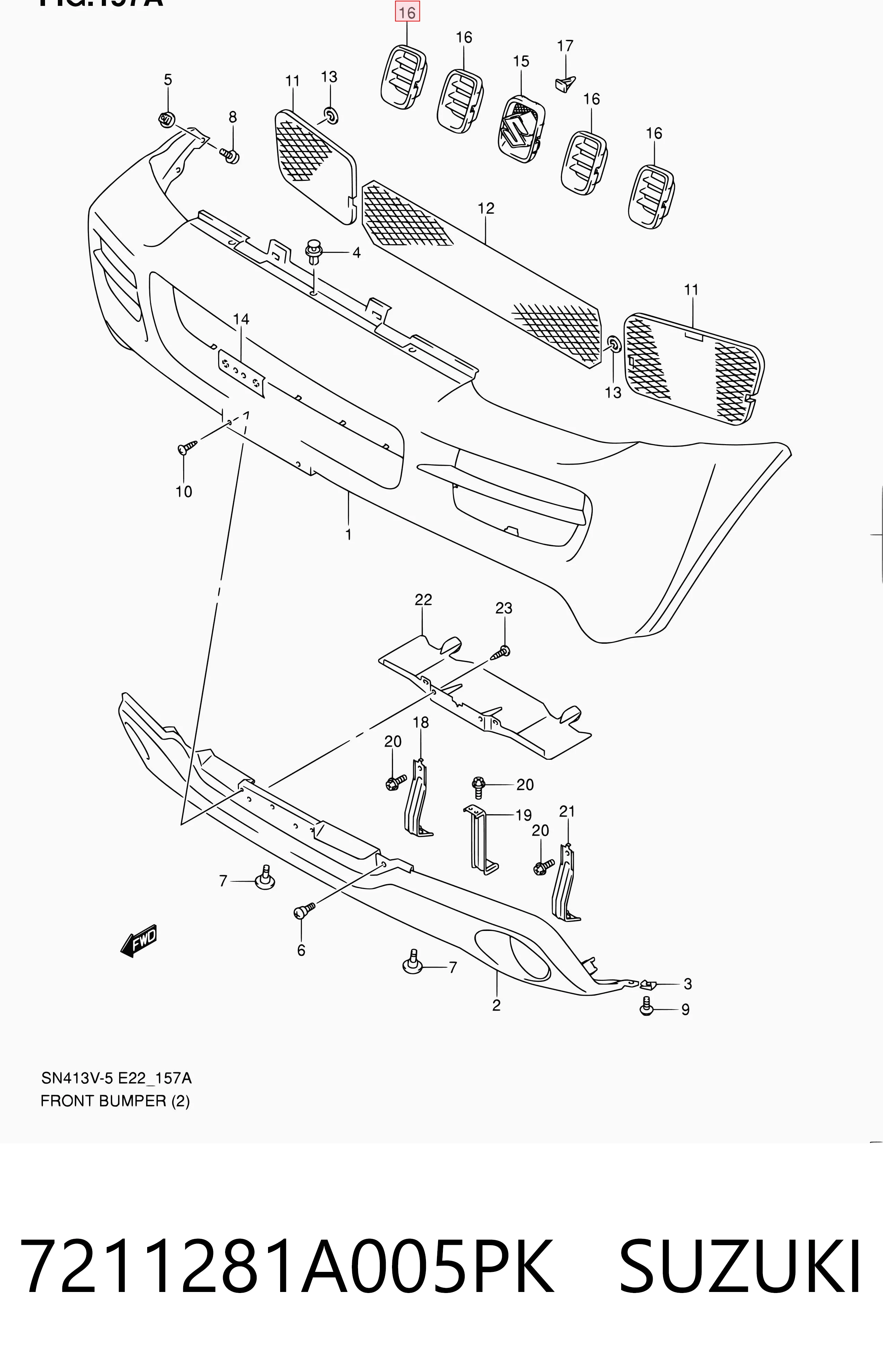 7211281A005PK Suzuki Calandra