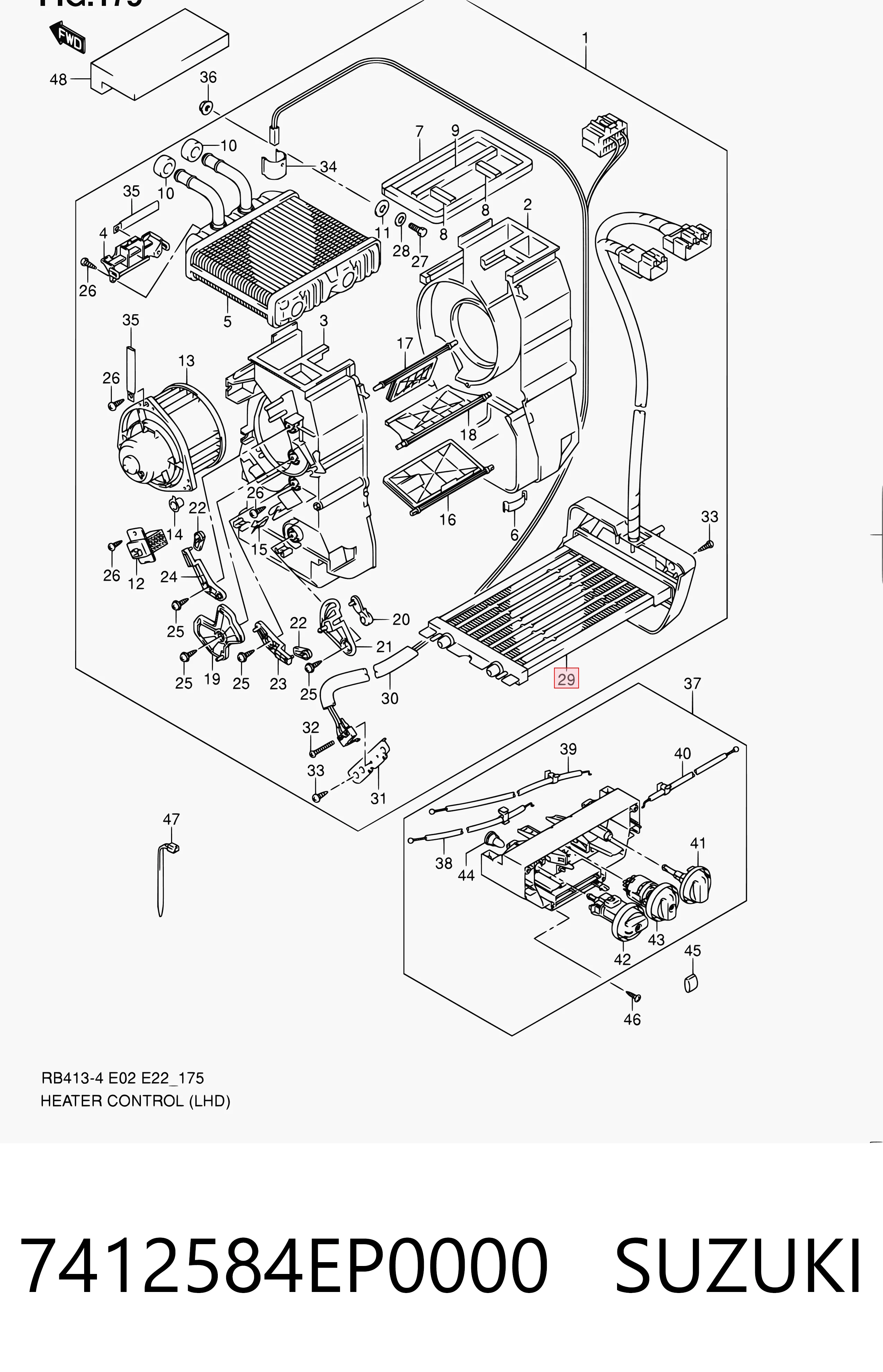 Comprar Evaporador de aire acondicionado Suzuki Ignis II FH a bajo precio