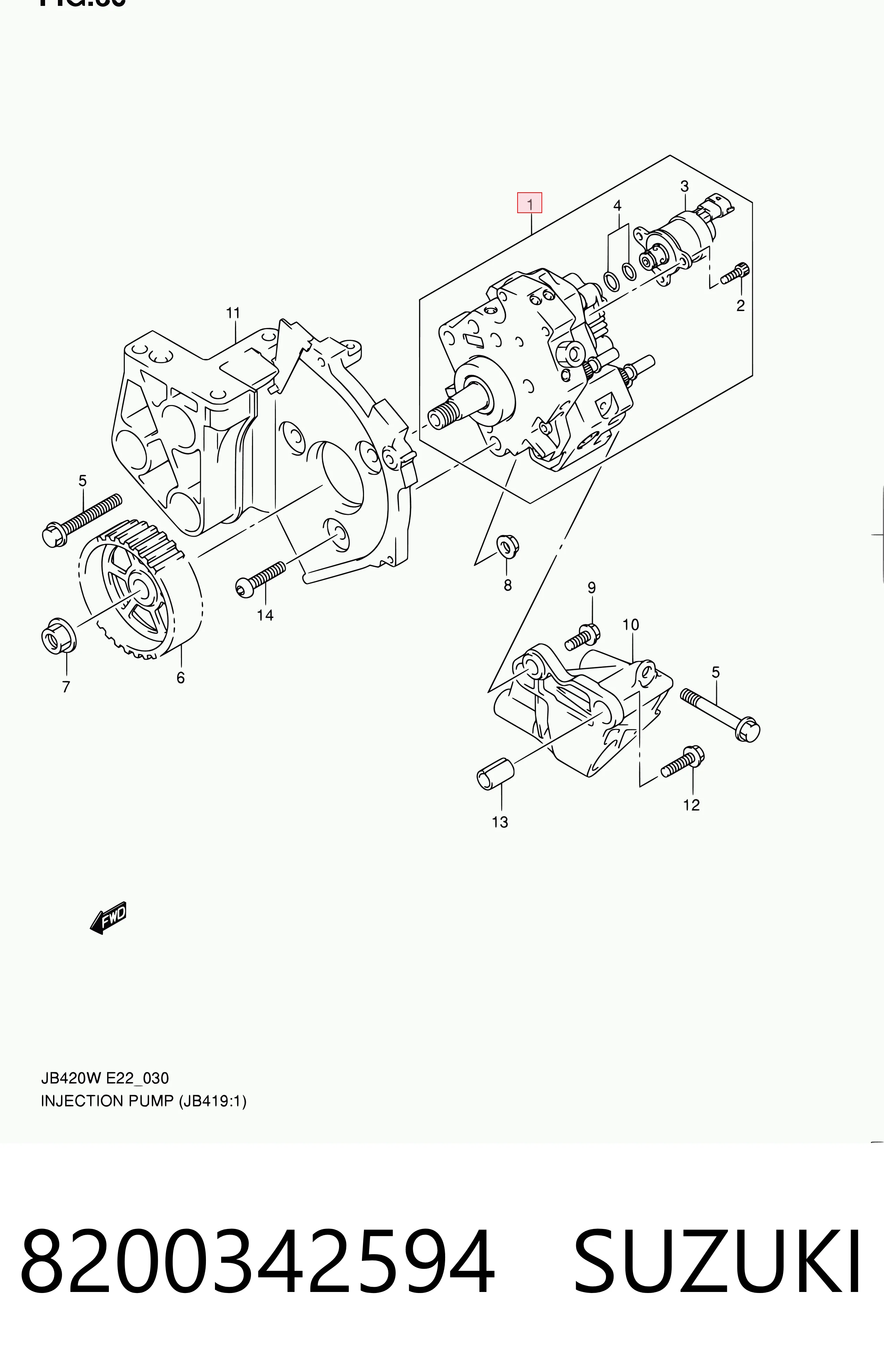 Bomba de inyección para Suzuki Grand Vitara  JB