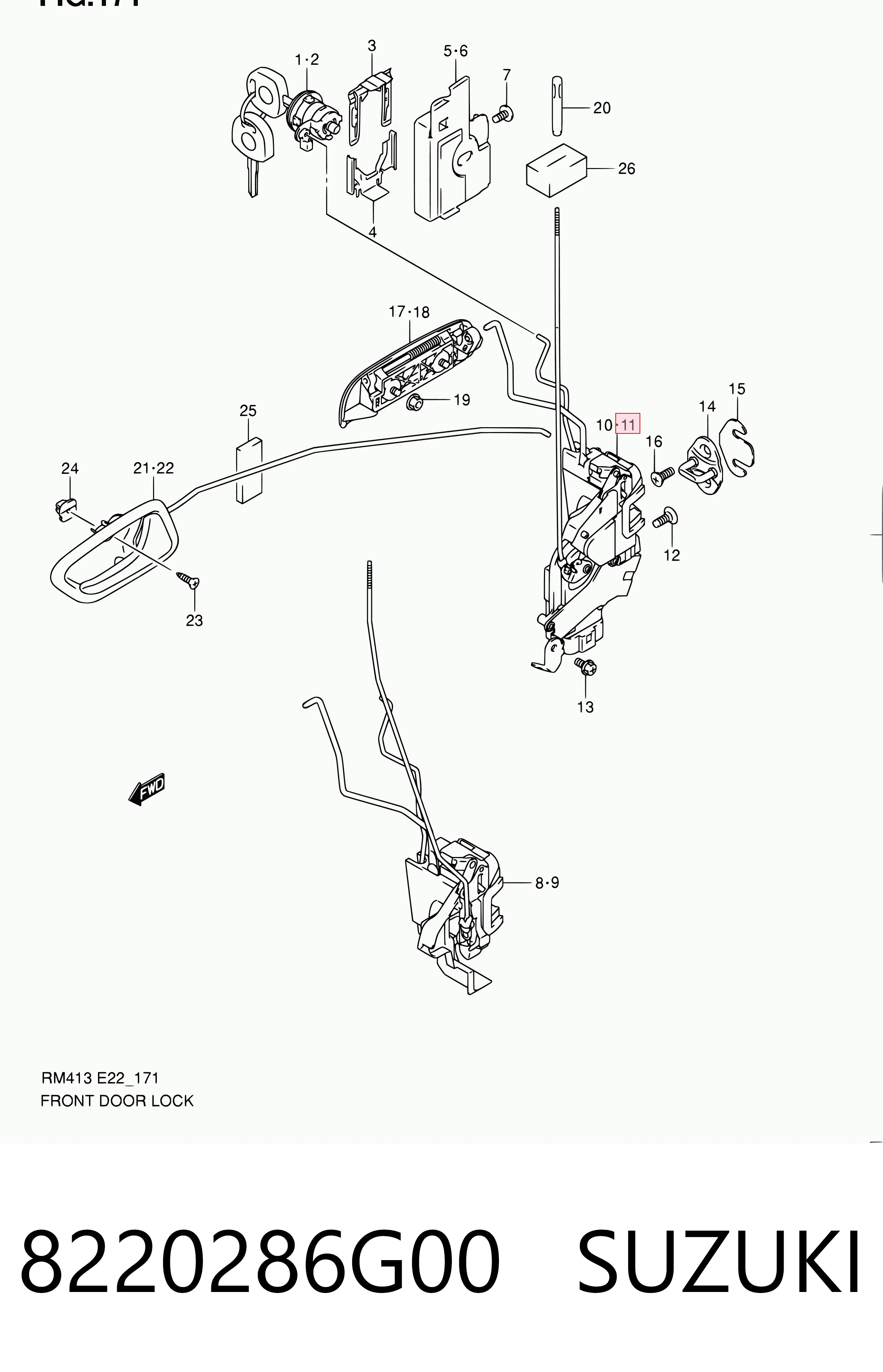 Comprar Cerradura Suzuki Ignis II FH