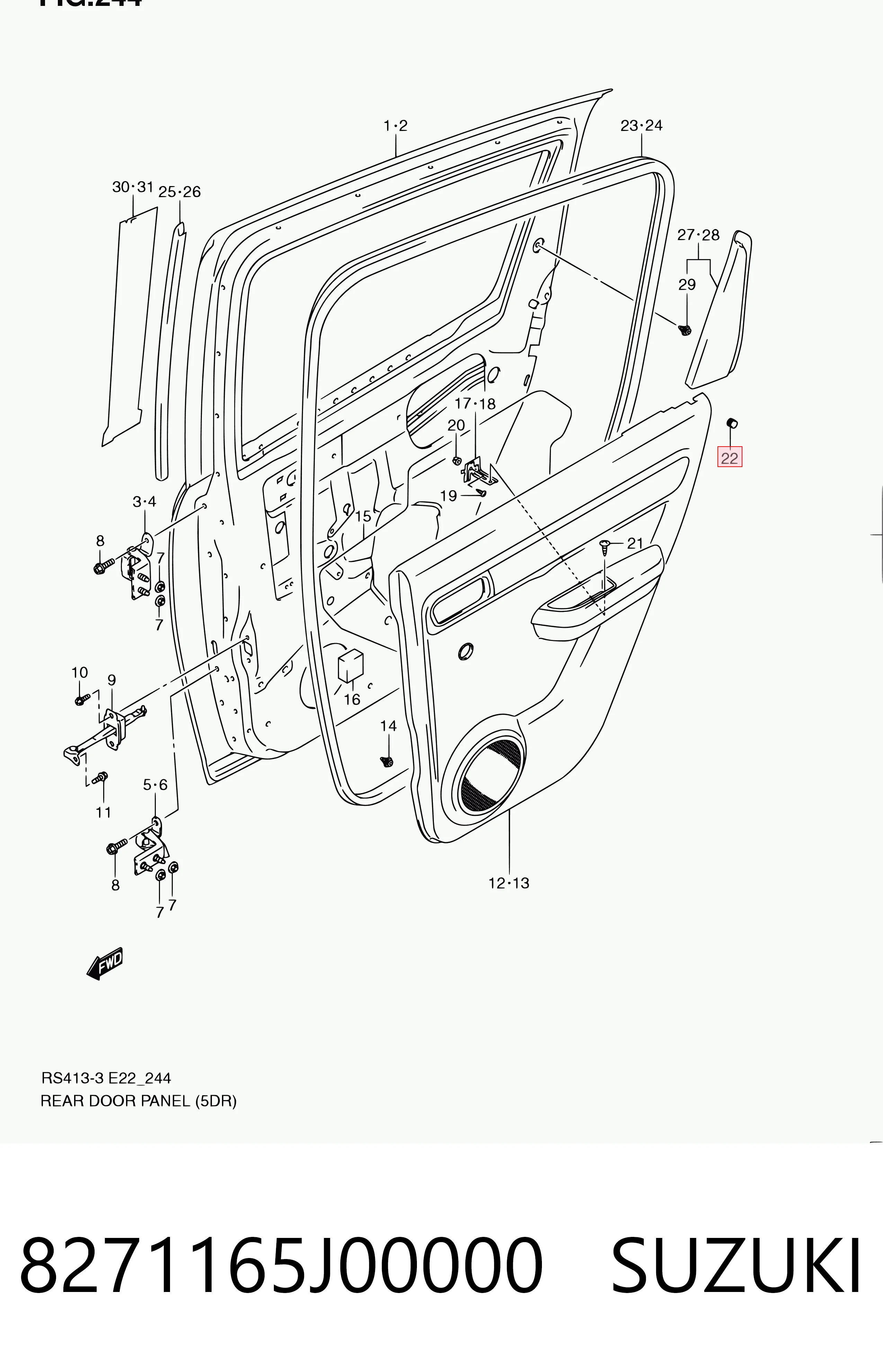 8271165J00000 Suzuki