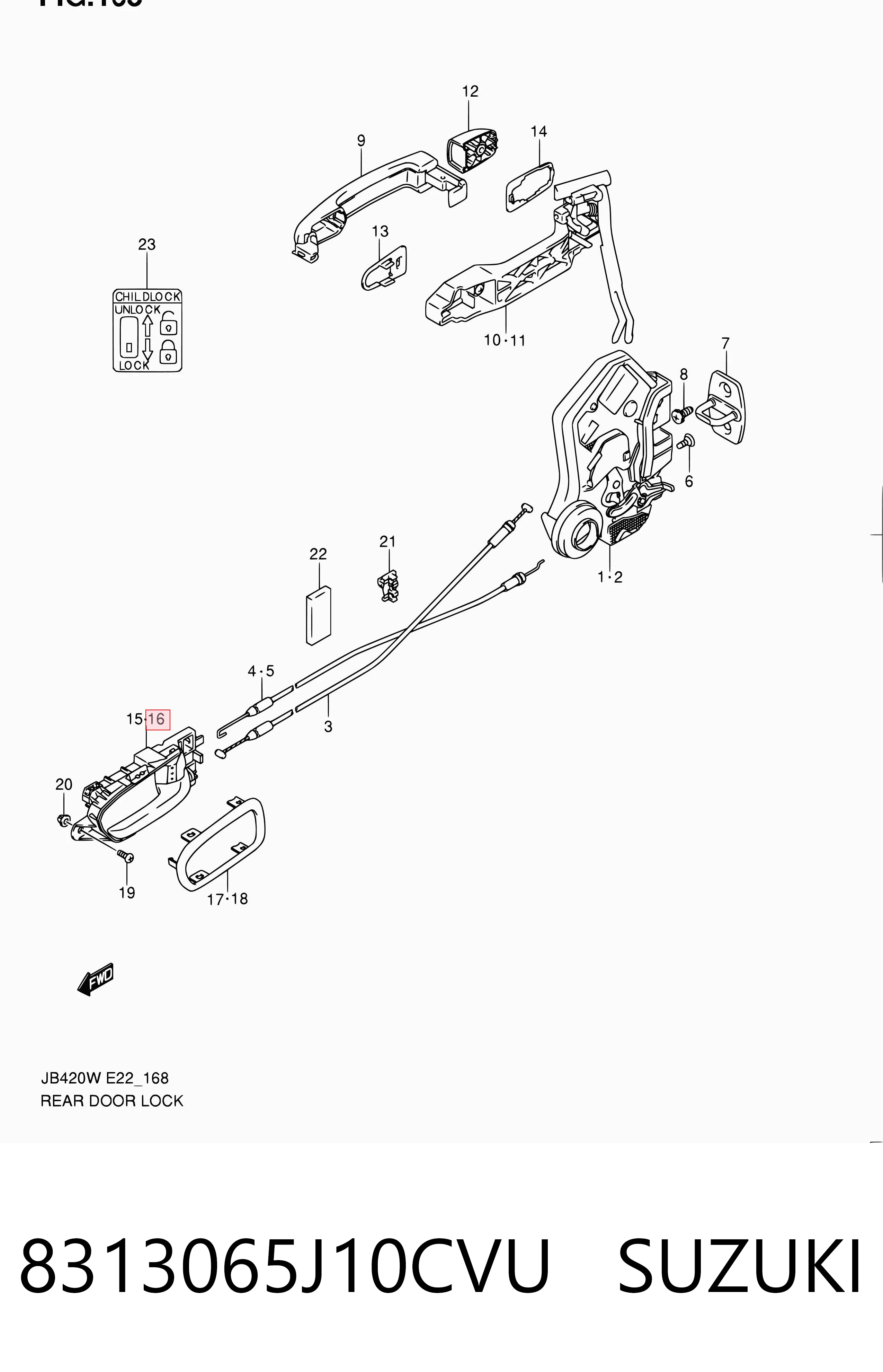8313065J10CVU Suzuki 