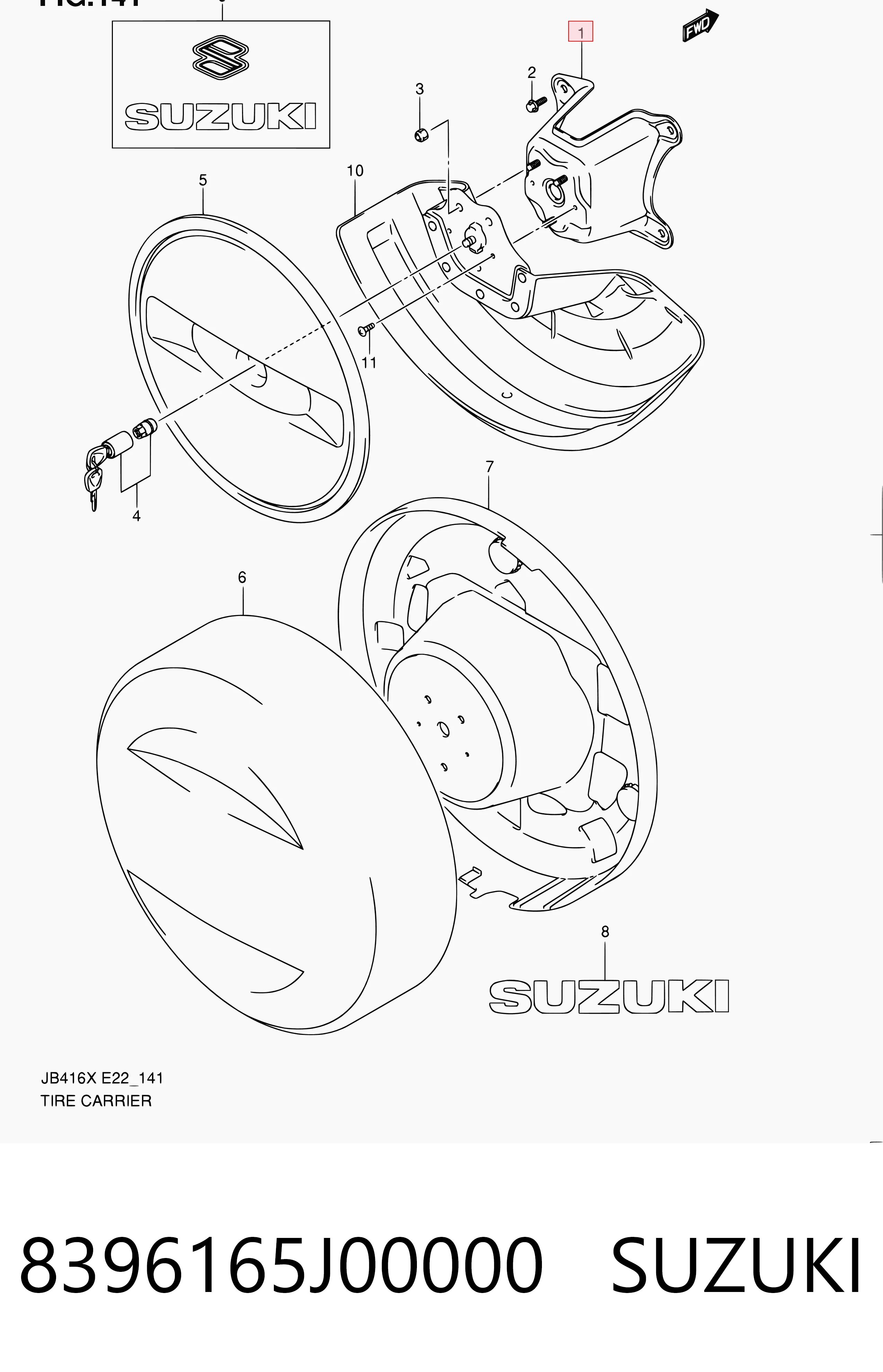 8396165J00000 Suzuki