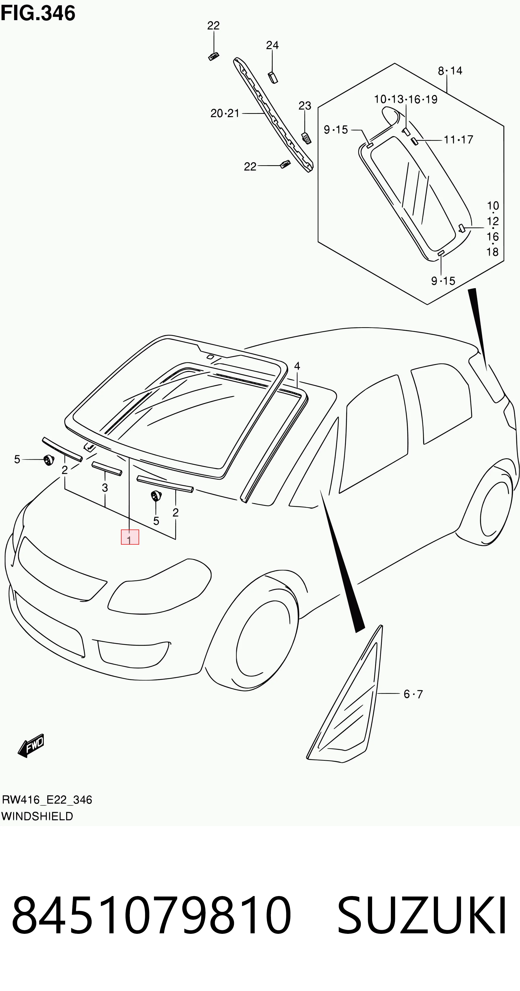 Comprar Parabrisas Suzuki SX4  GY a bajo precio