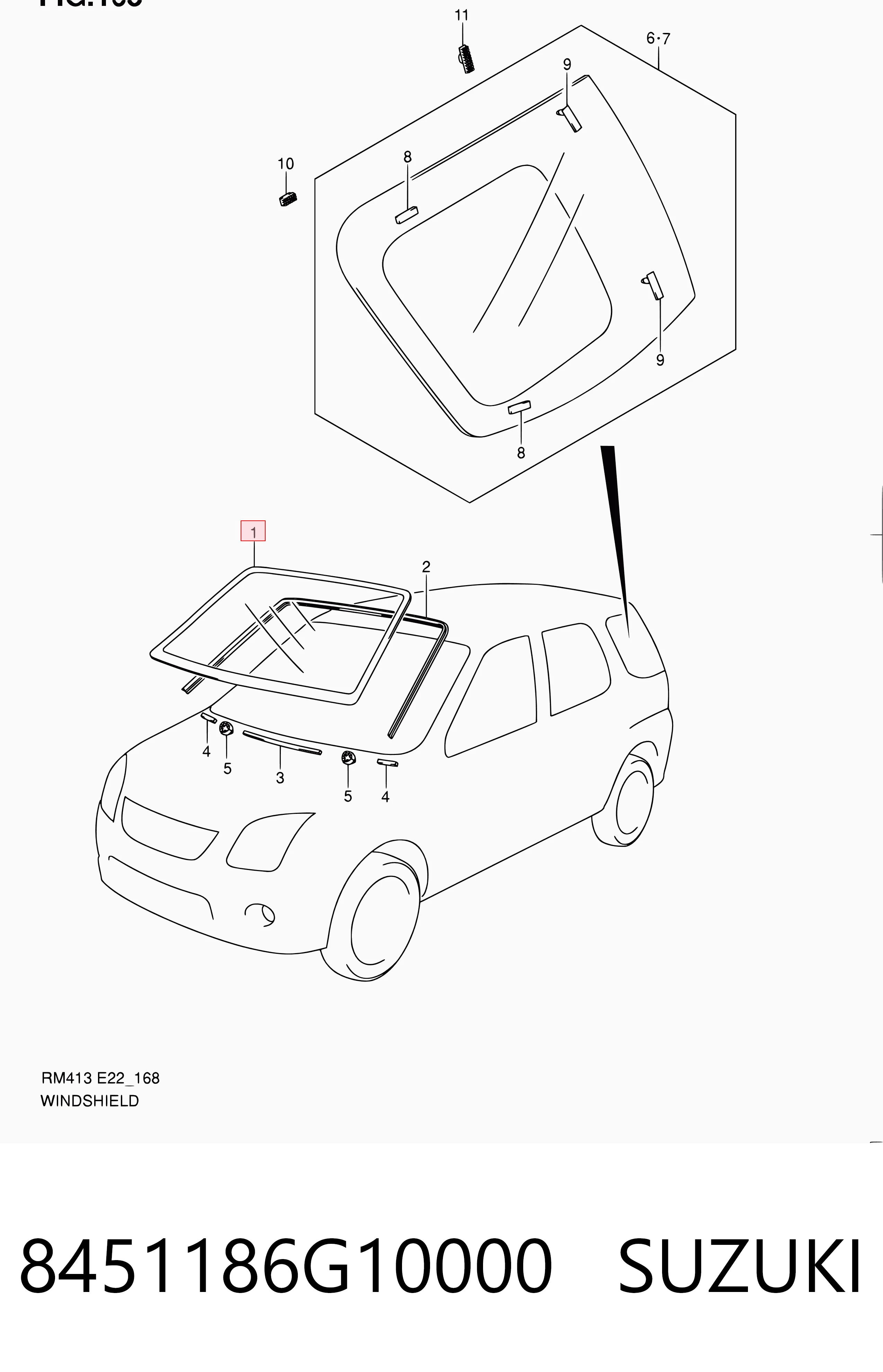 Comprar Parabrisas Suzuki Ignis II FH