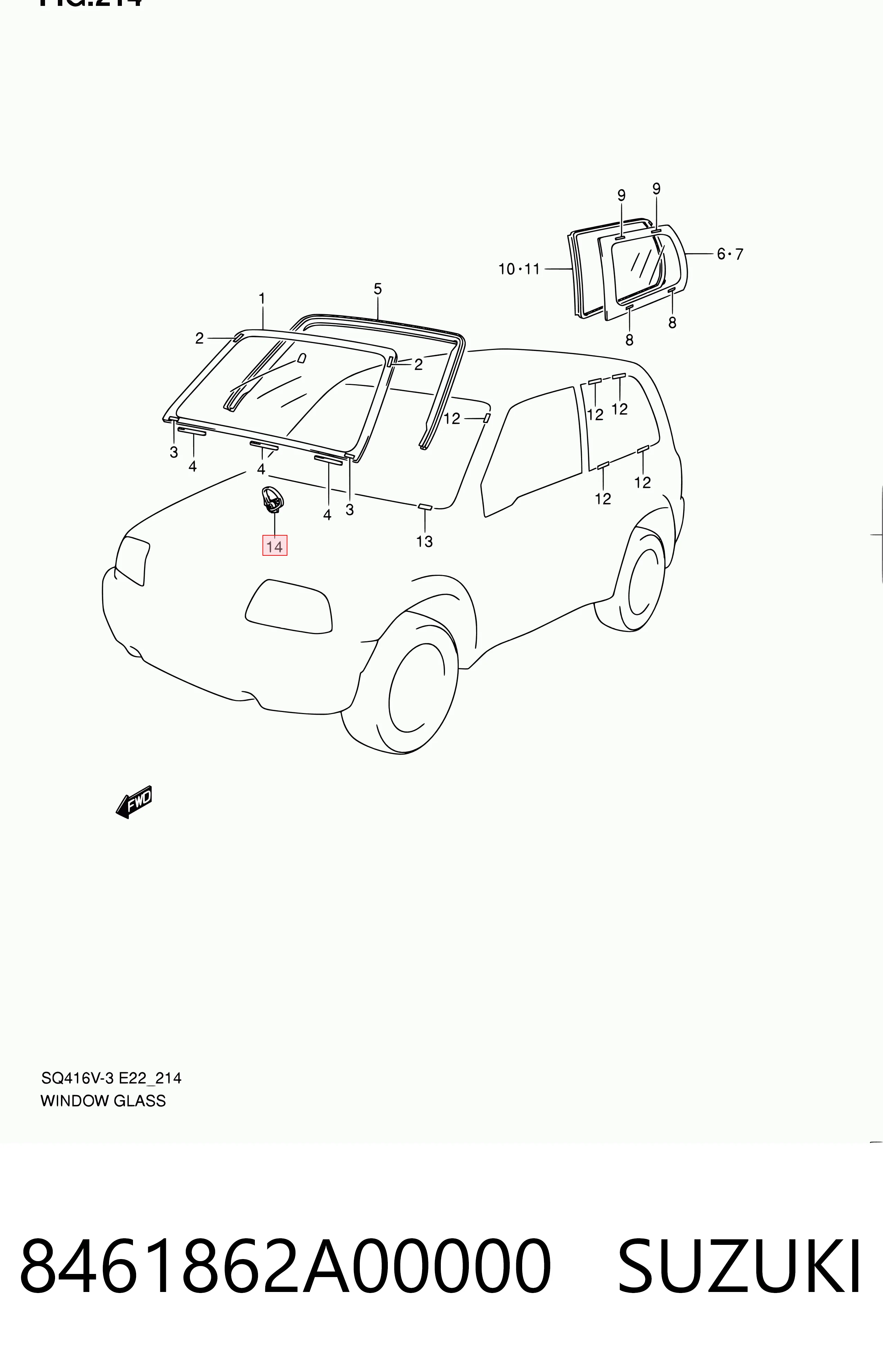 8461862A00000 Suzuki