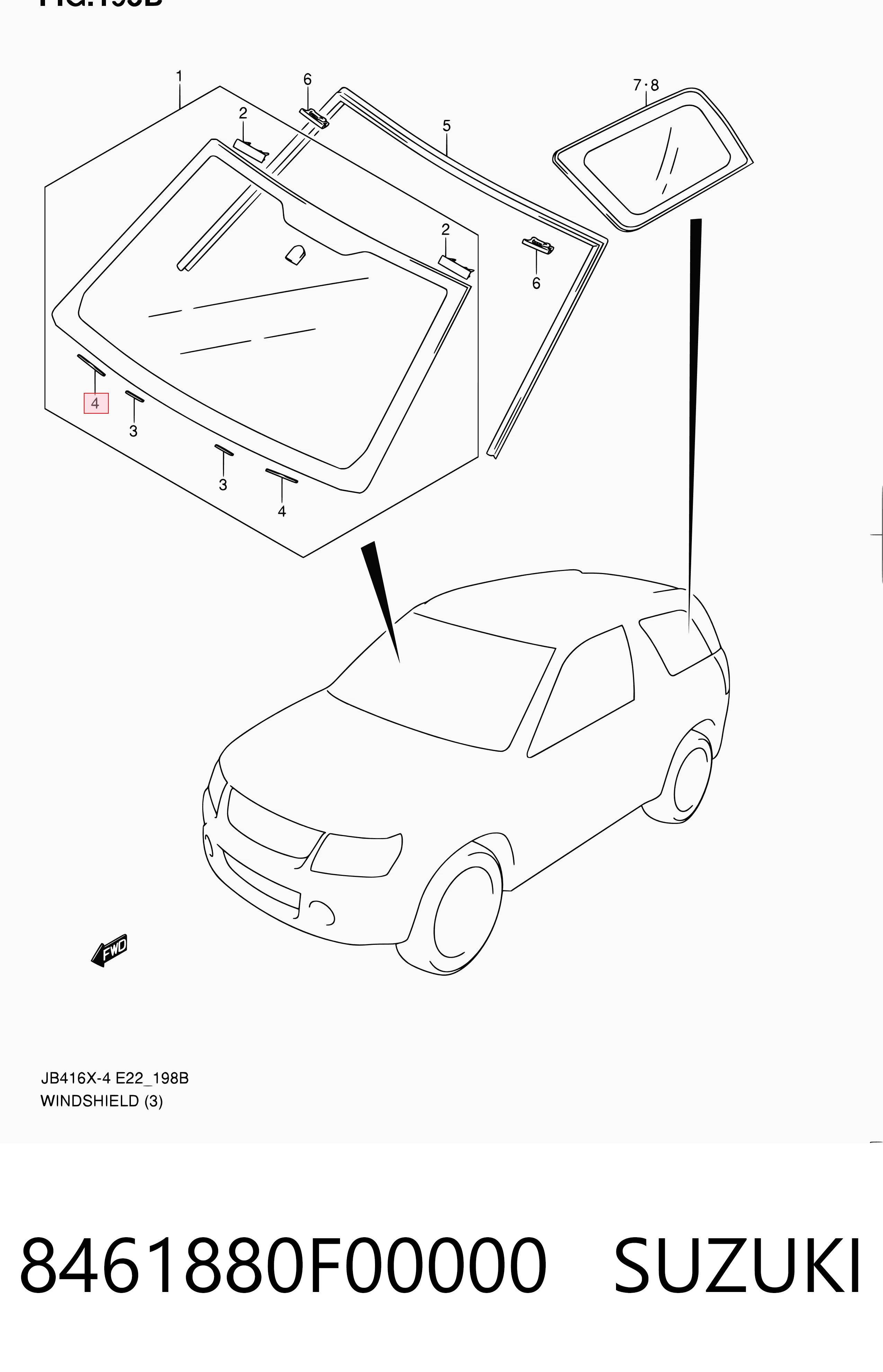 8461880F00000 Suzuki