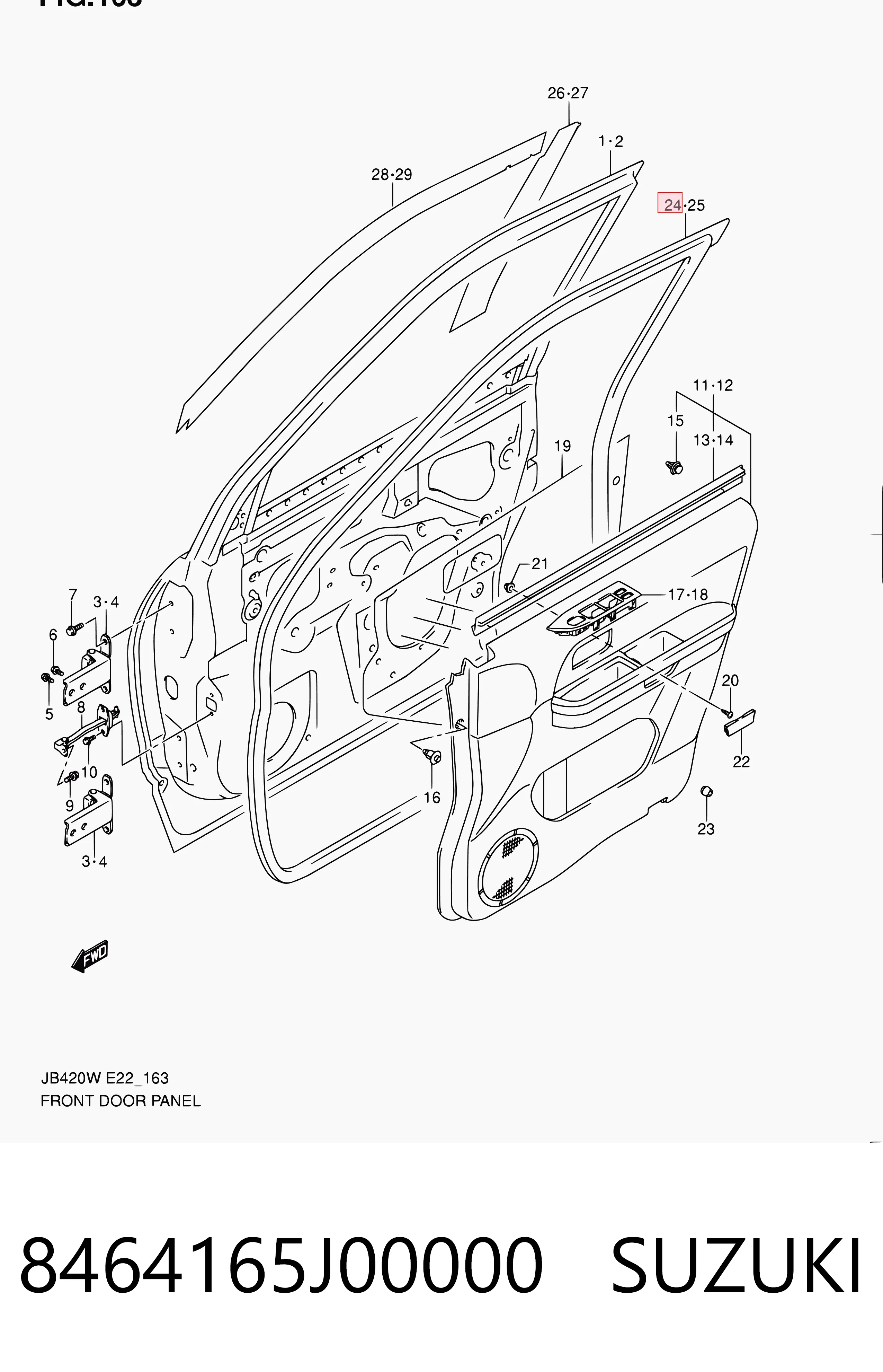 8464165J00000 Suzuki