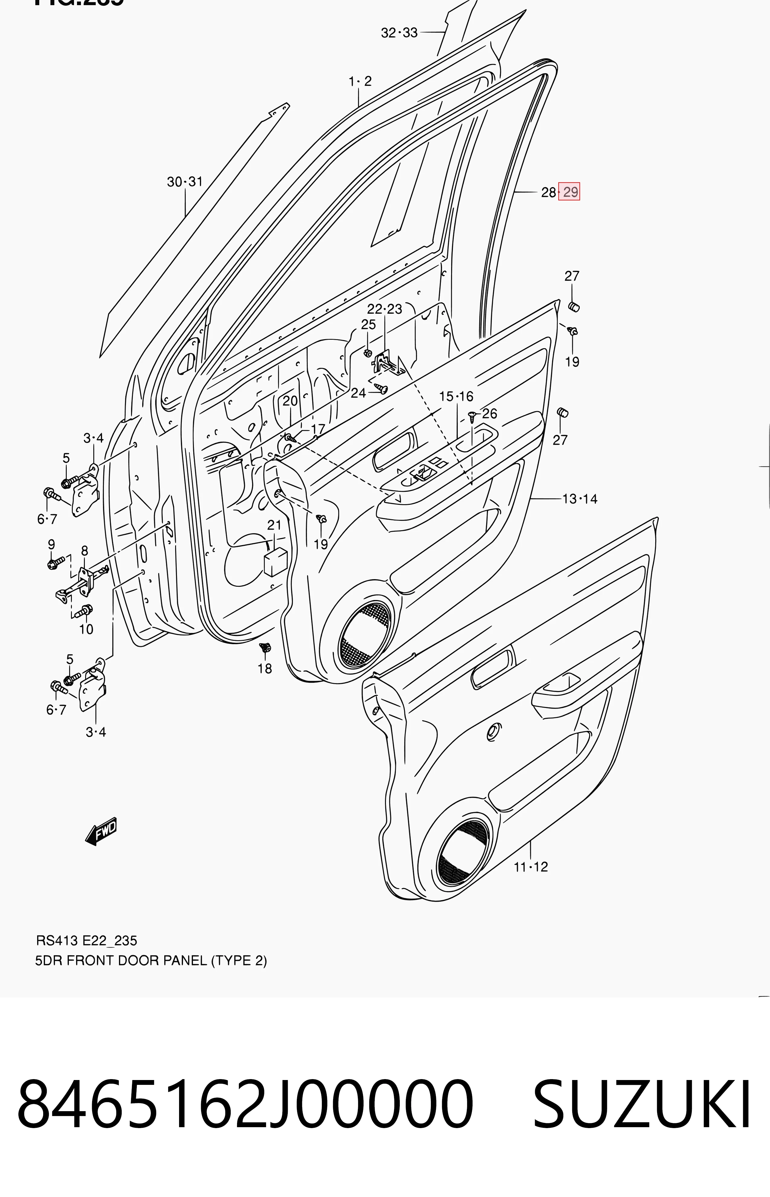 8465162J00000 Suzuki