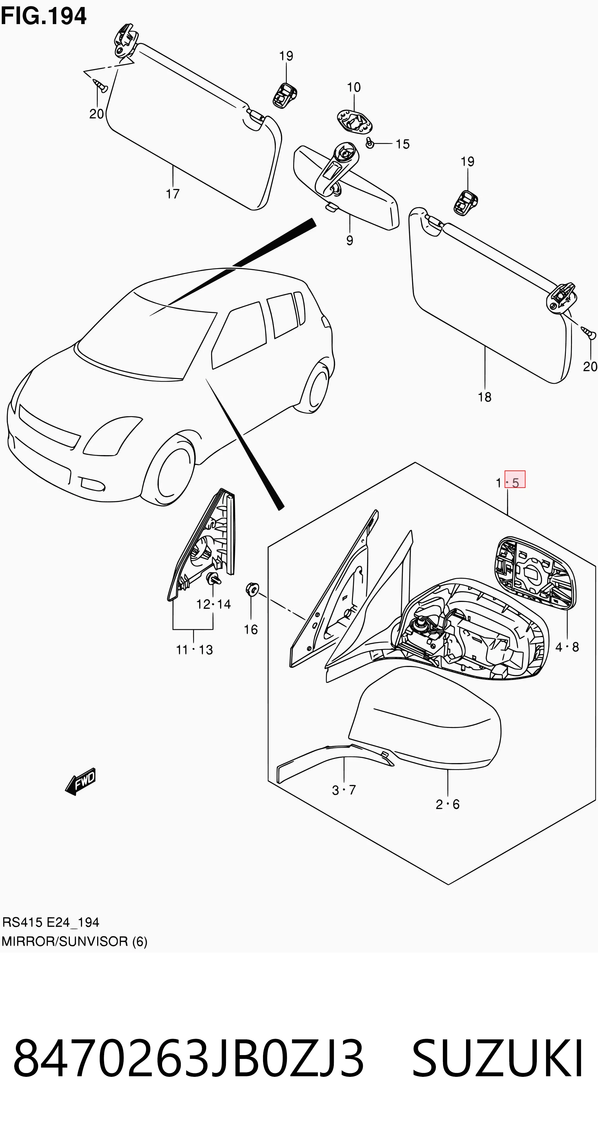 8470263JB0ZJ3 Suzuki