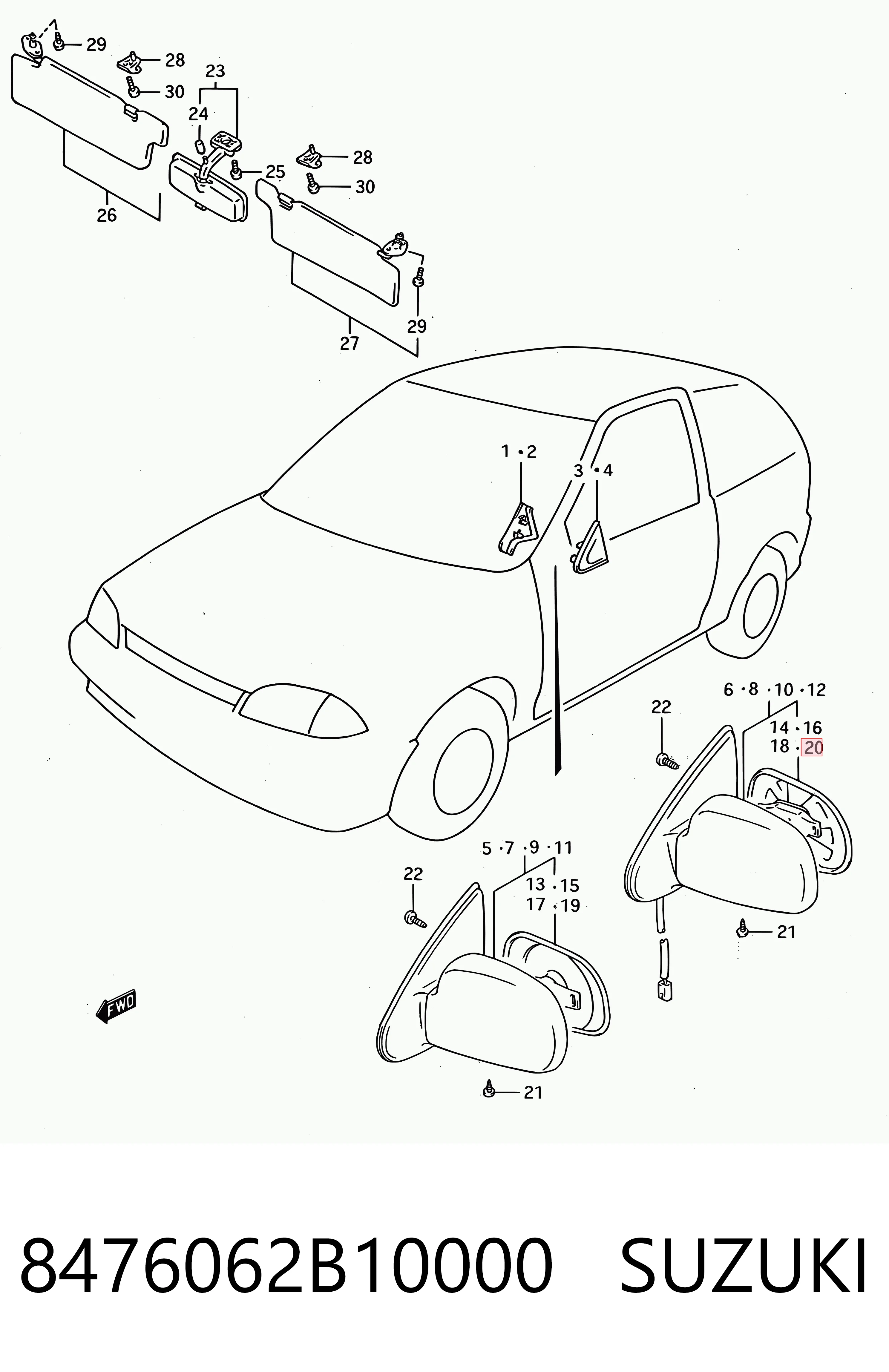8476062B10000 Suzuki