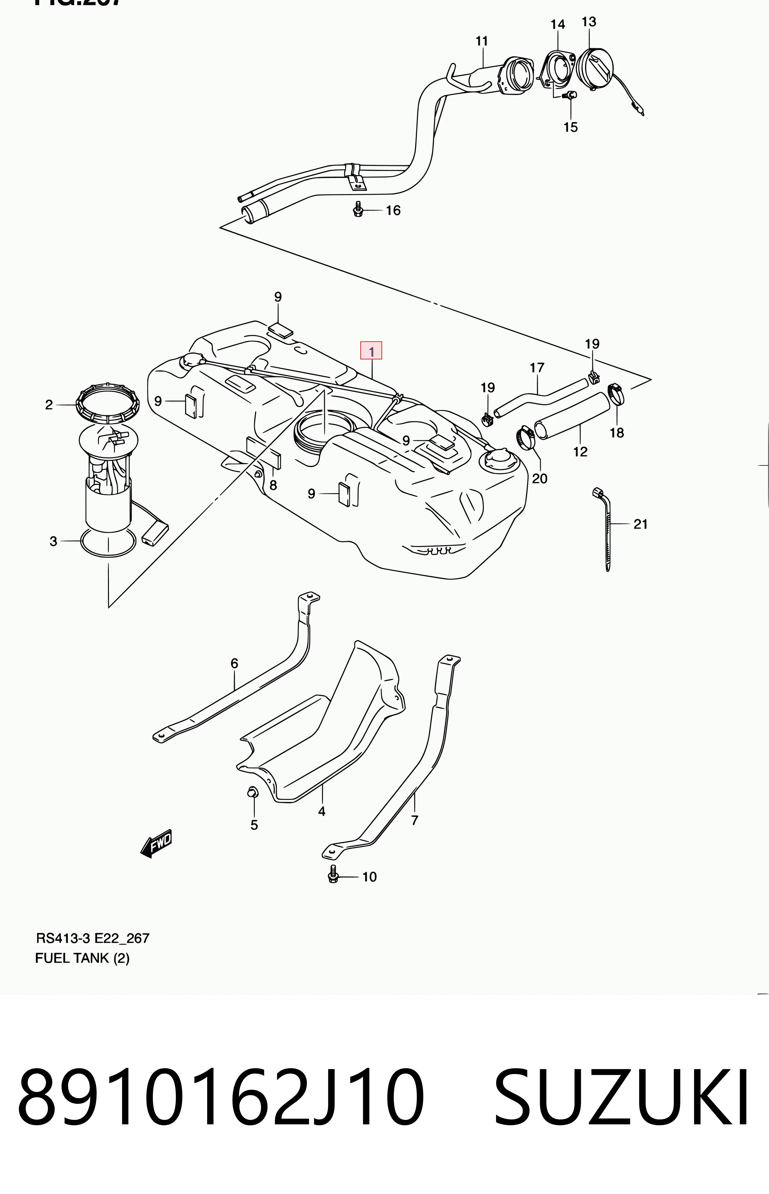 Comprar Depósito de combustible Suzuki Swift III RS a bajo precio