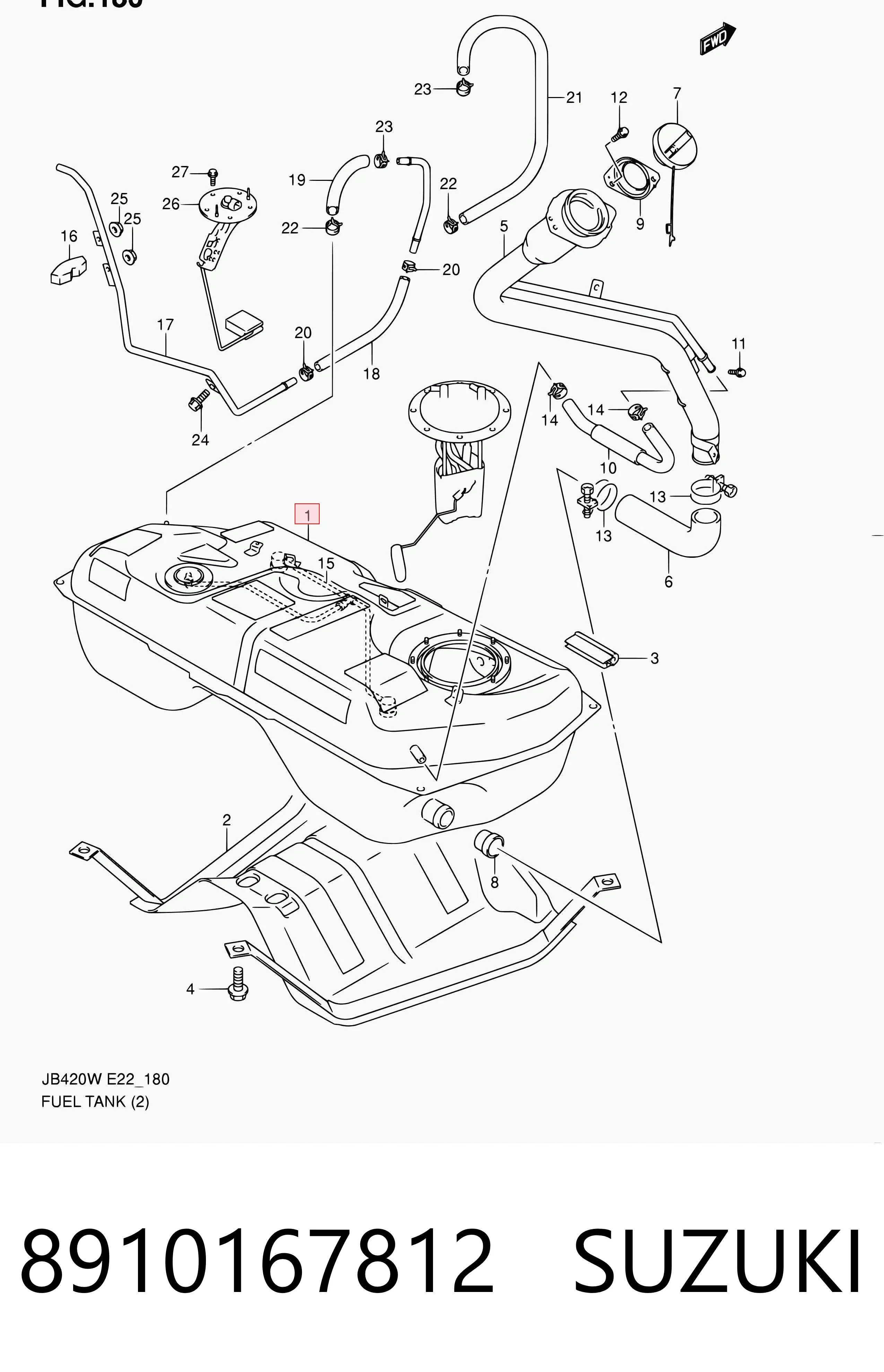 Depósito de gasolina para Suzuki Grand Vitara JB