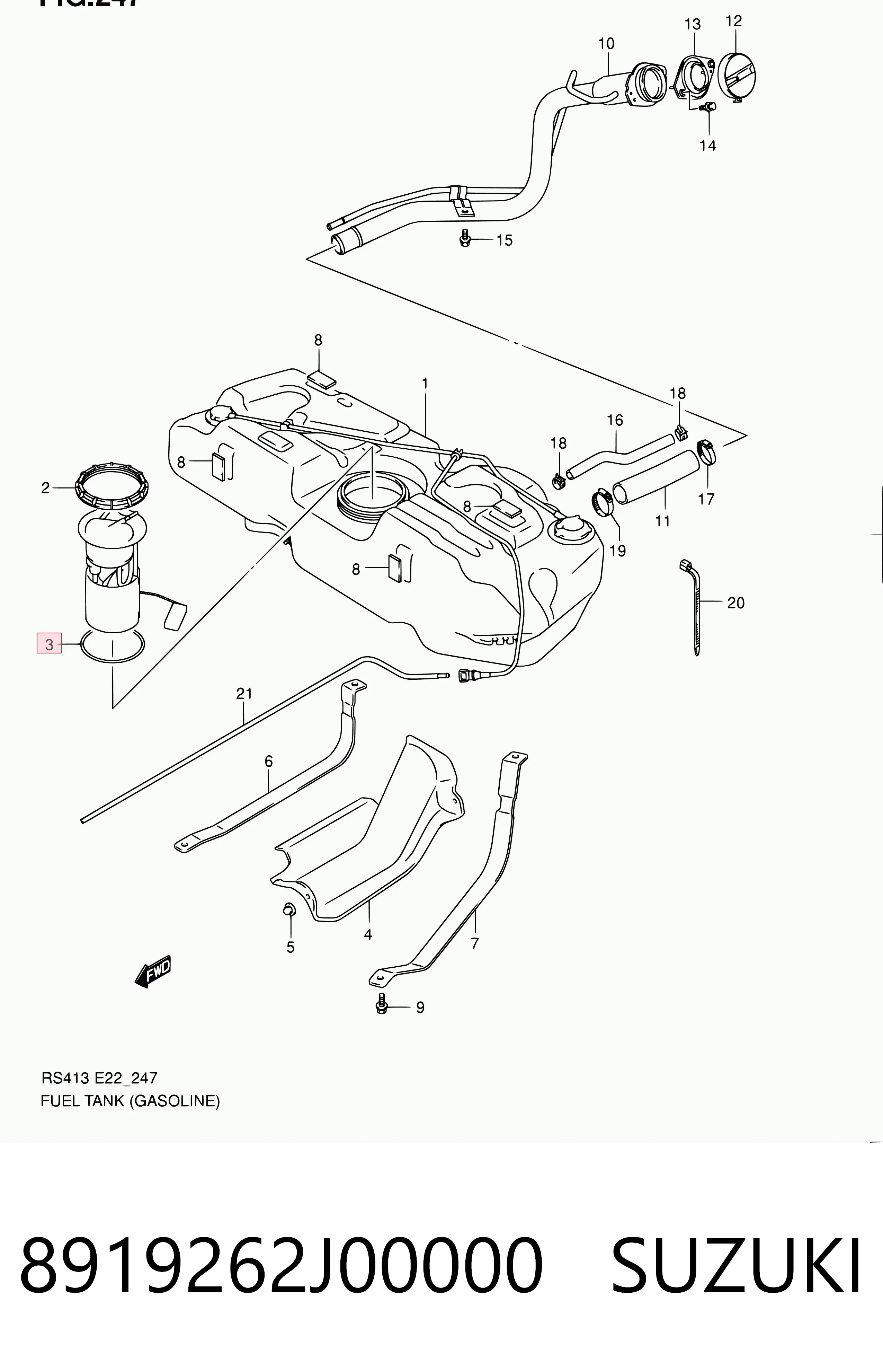 8919262J00000 Suzuki