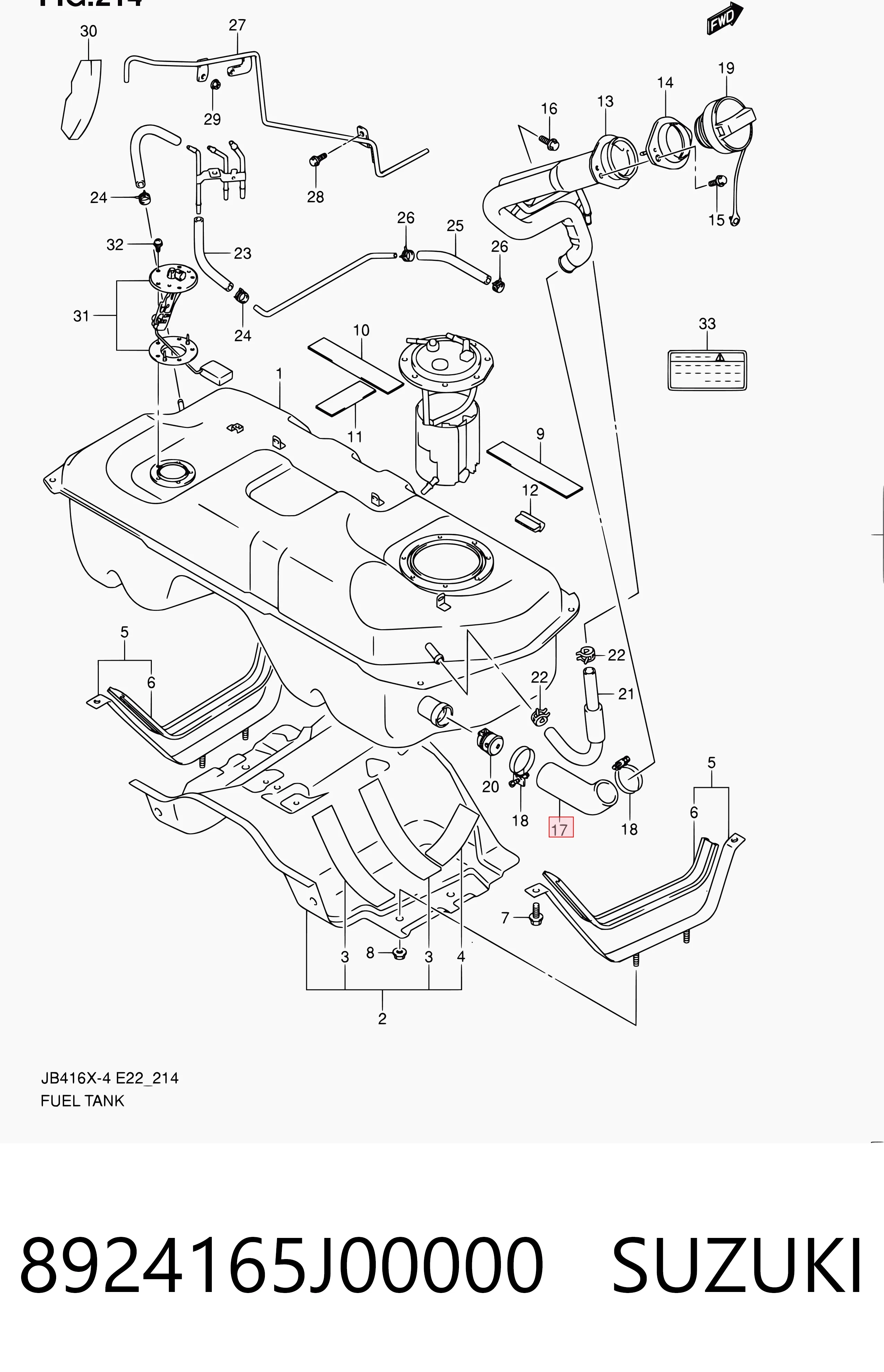 8924165J00000 Suzuki