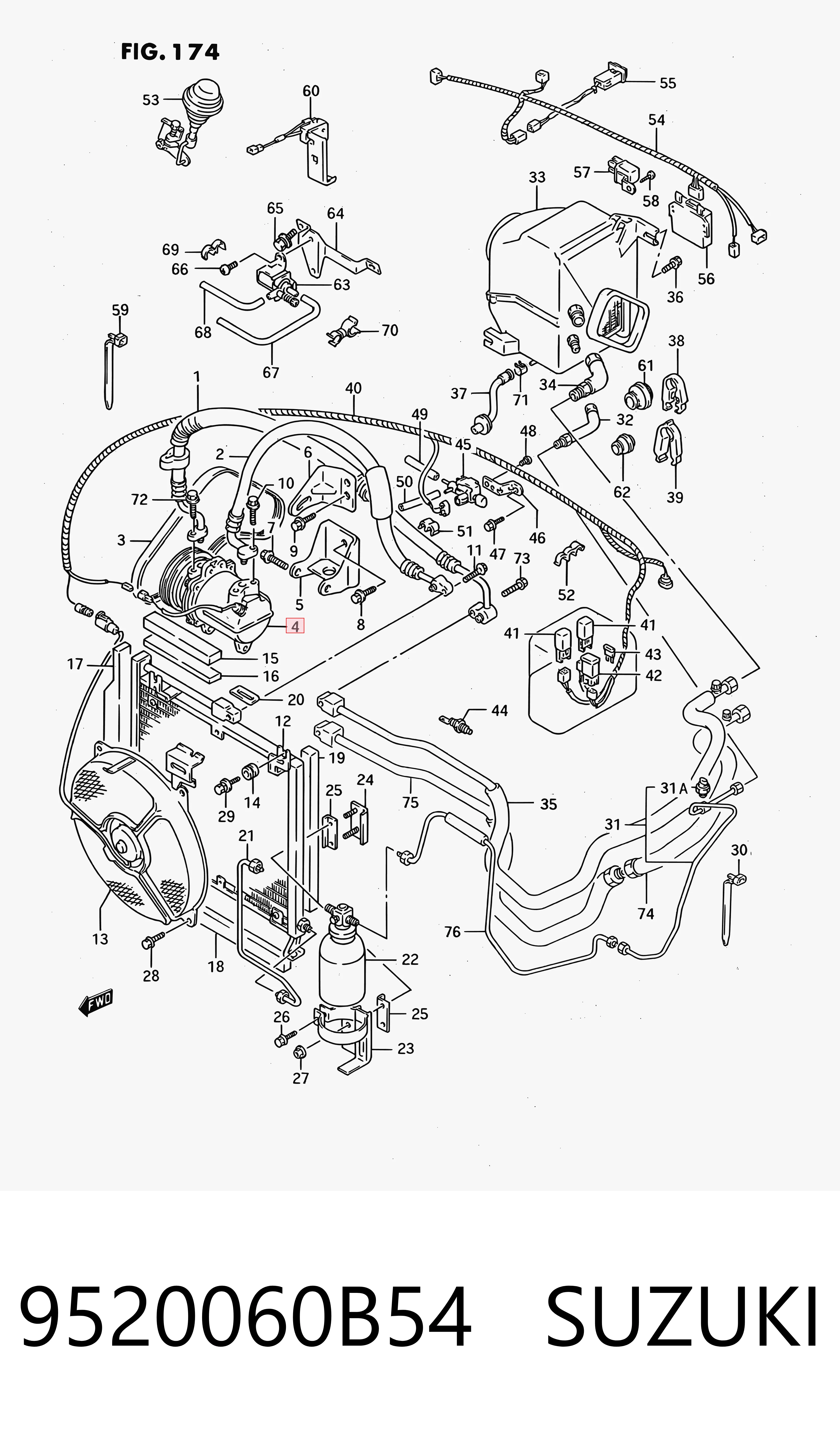  Compresor de aire acondicionado Suzuki Swift 2