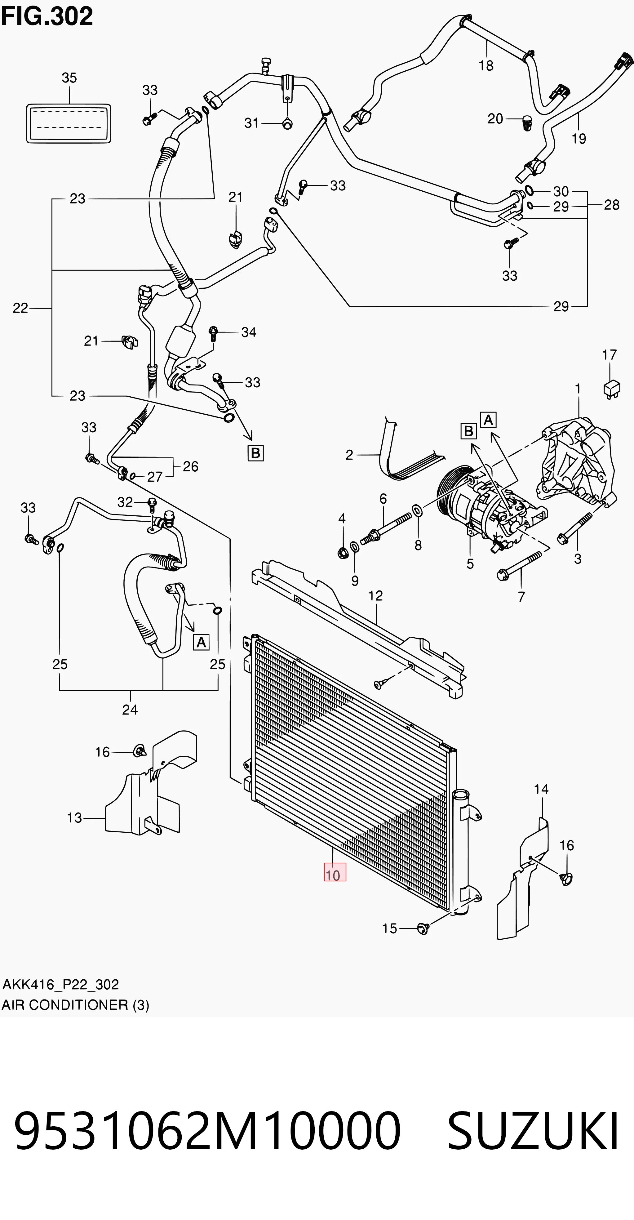 Aire acondicionado capacitor Suzuki Vitara desde 110,11 €