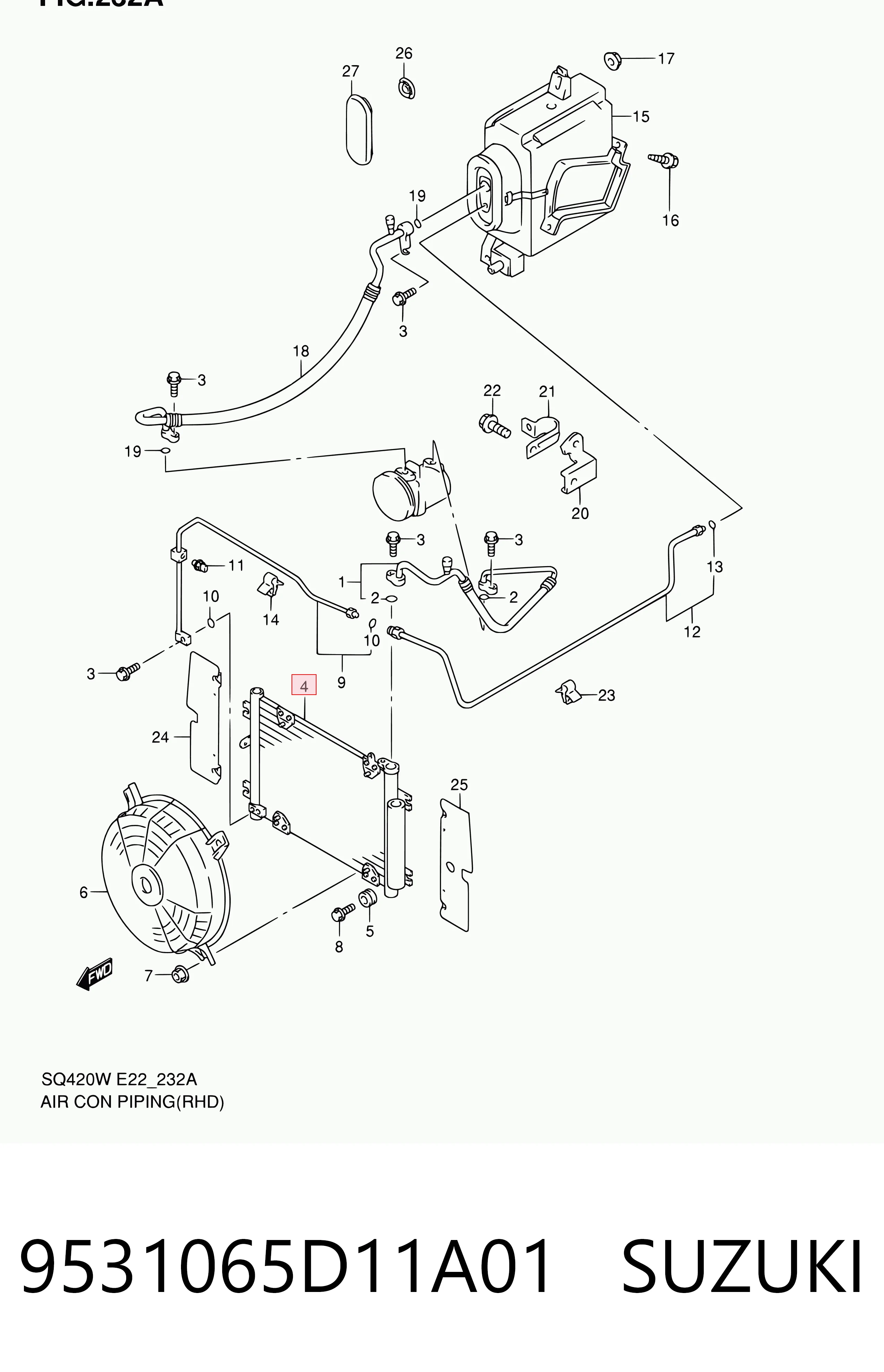 Condensador Grand Vitara  SUV (1998-2005) original desde 94,56 €