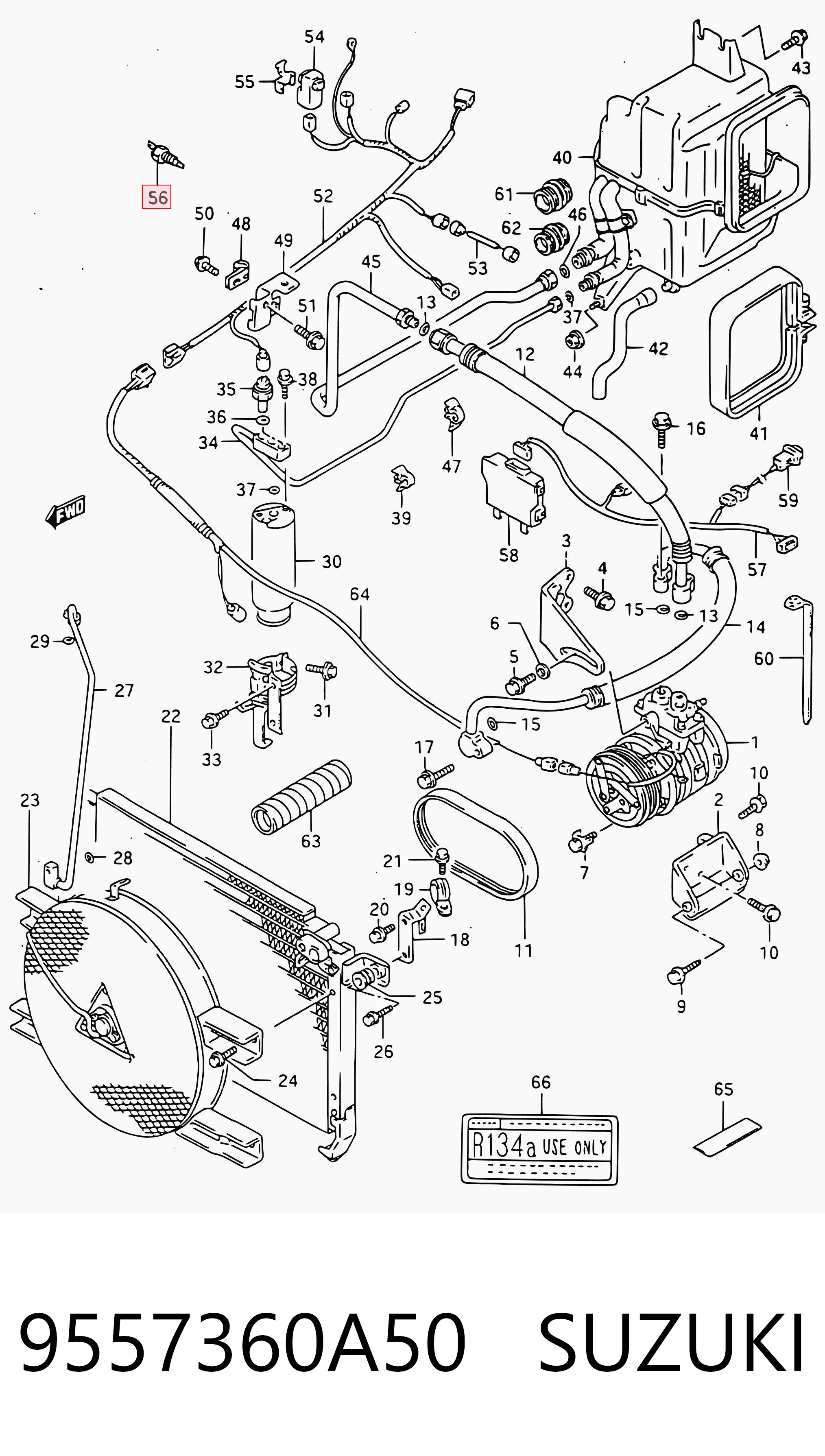 9557360A50 Suzuki
