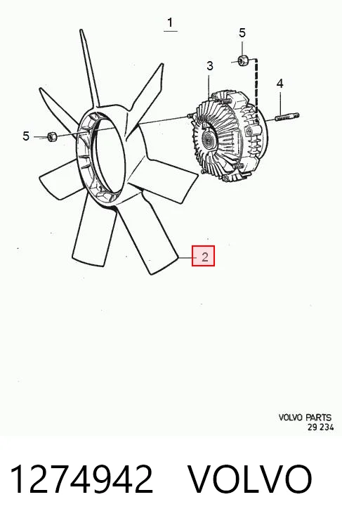 Precio del repuesto Ventilador interior XC40 SUV
