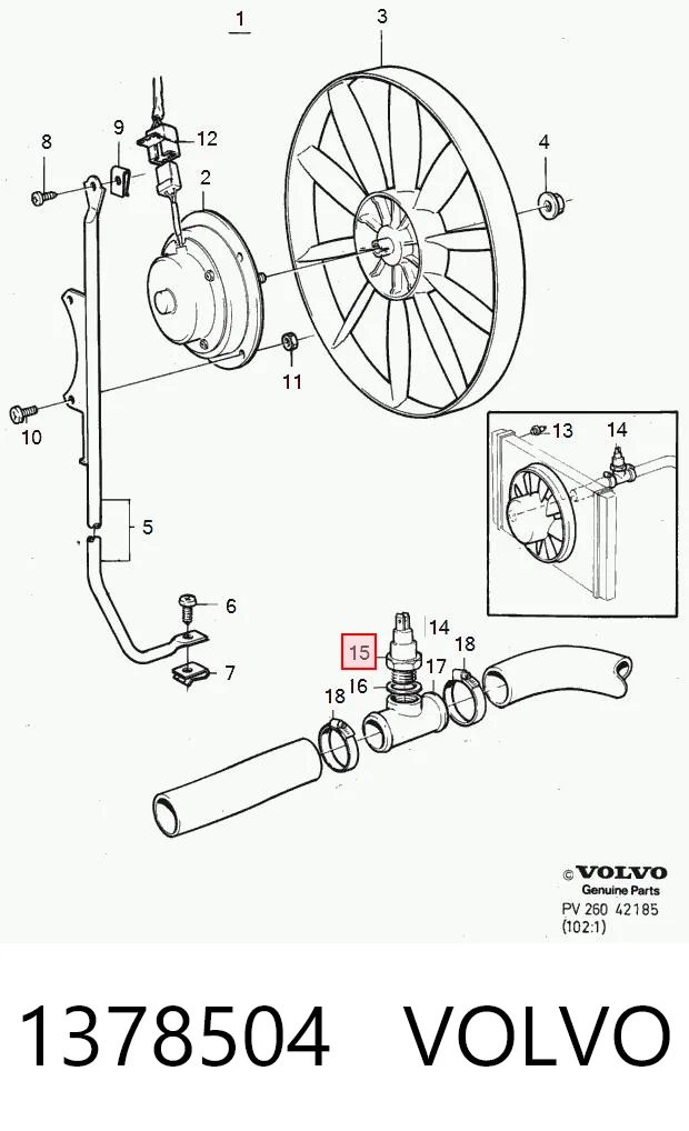 Interruptor térmico para BMW 3  E21