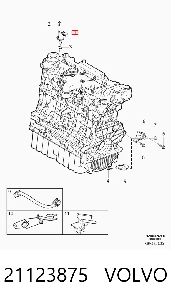 21123875 Volvo Sensor posición arbol de levas