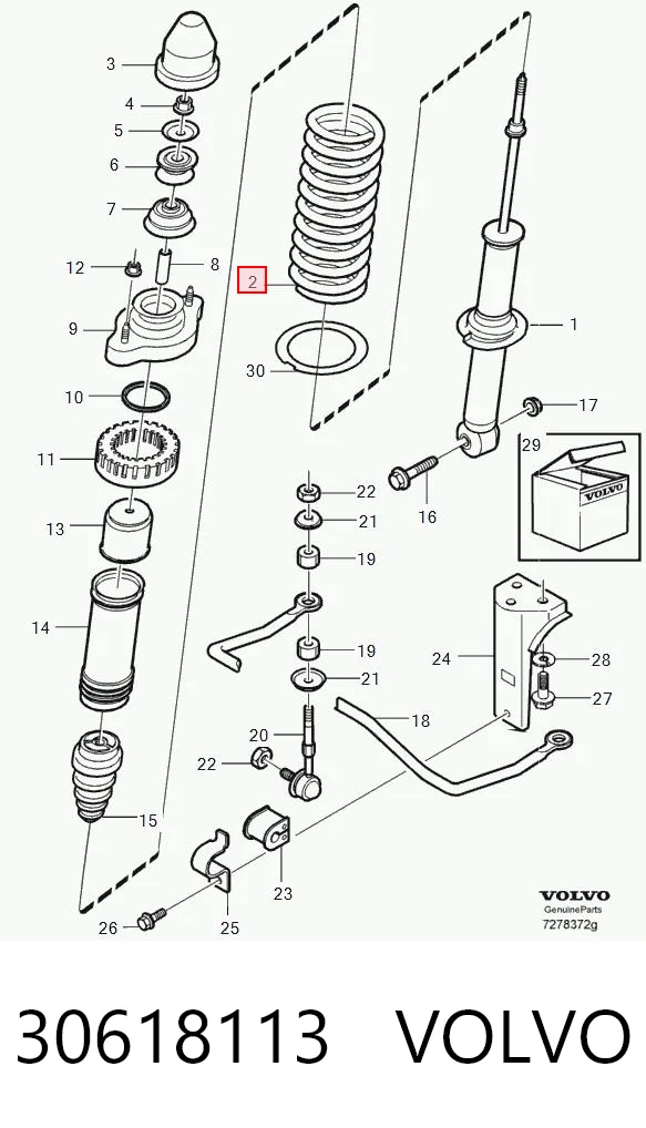 Comprar Muelle de eje trasero V40  VW