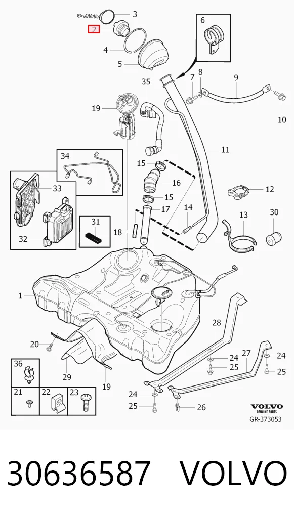 Comprar Tapa de depósito de combustible Mercedes ML/GLE  W163