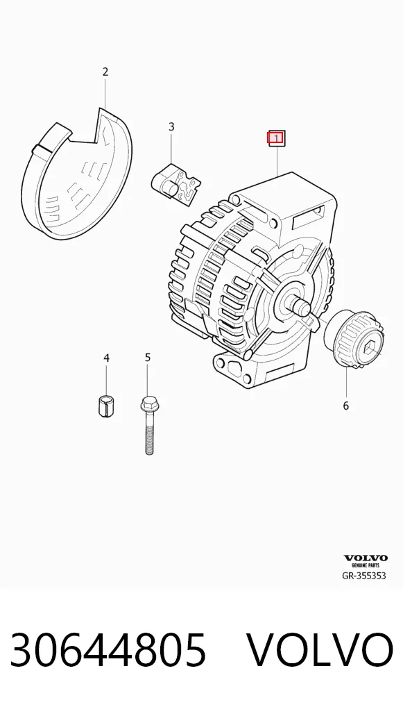 30644805 Volvo Alternador de coche