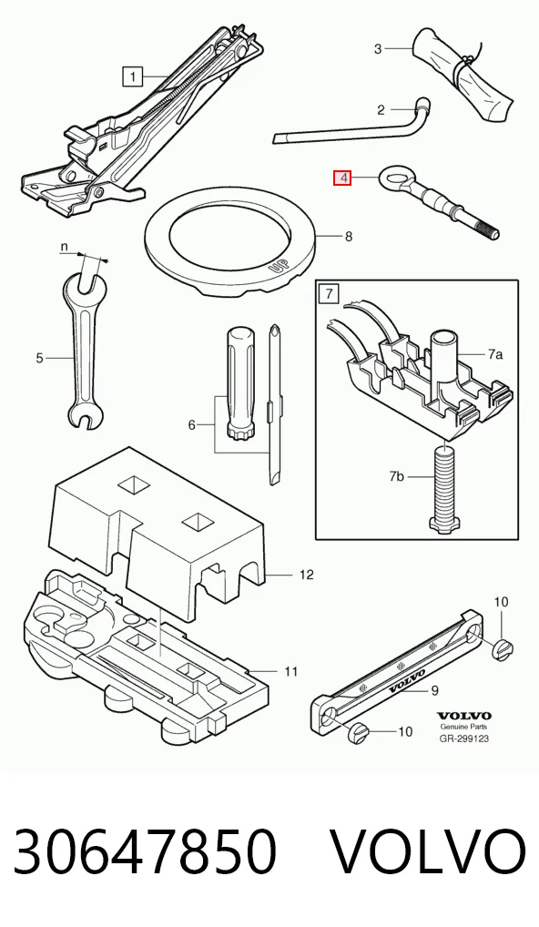 Bola de remolque Volvo V50  (MW)