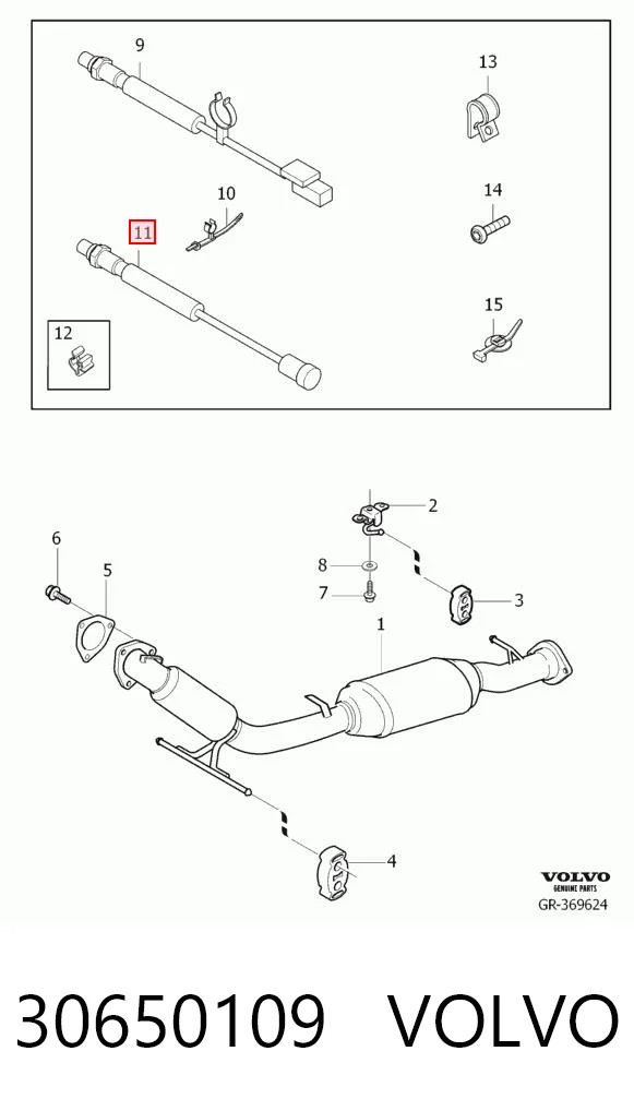 30650109 Volvo Sonda lambda (NOx, O2)