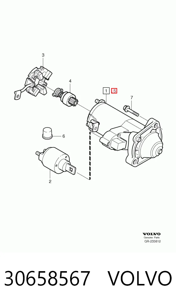 30658567 Volvo Arranque motores